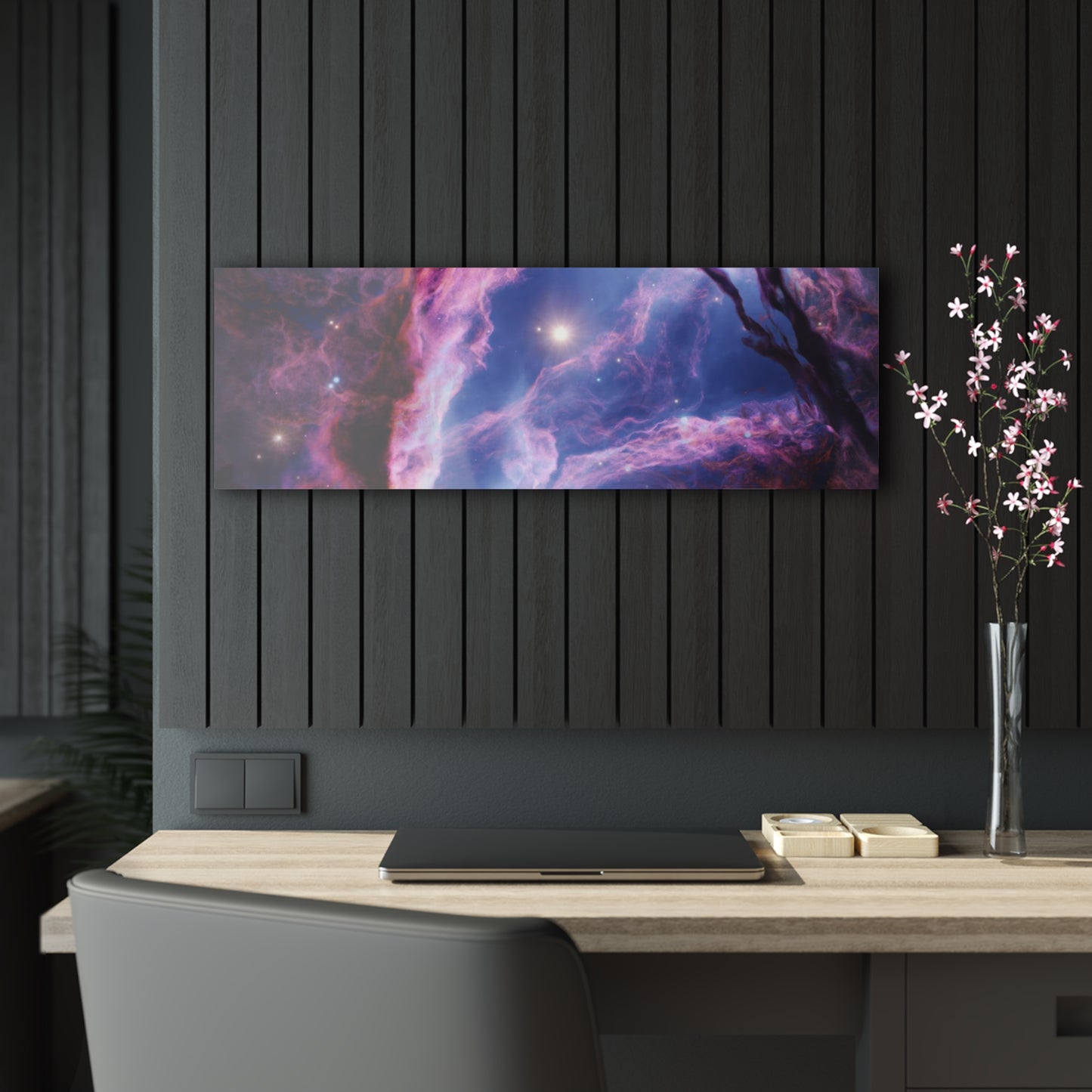 Acrylic Print Wall Art-Pink Universe