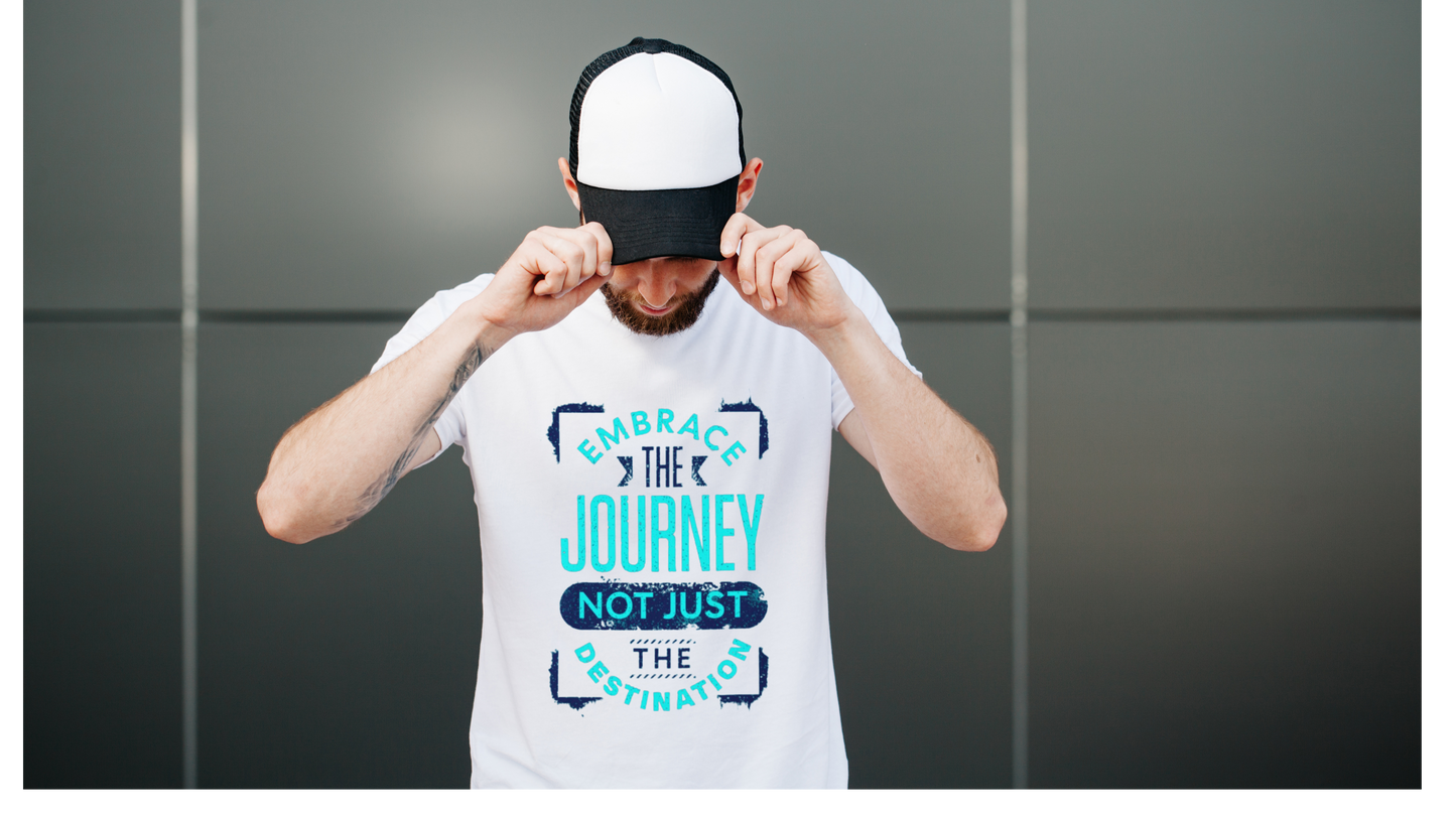 Unisex CottonT-shirt-Embrace the Journey