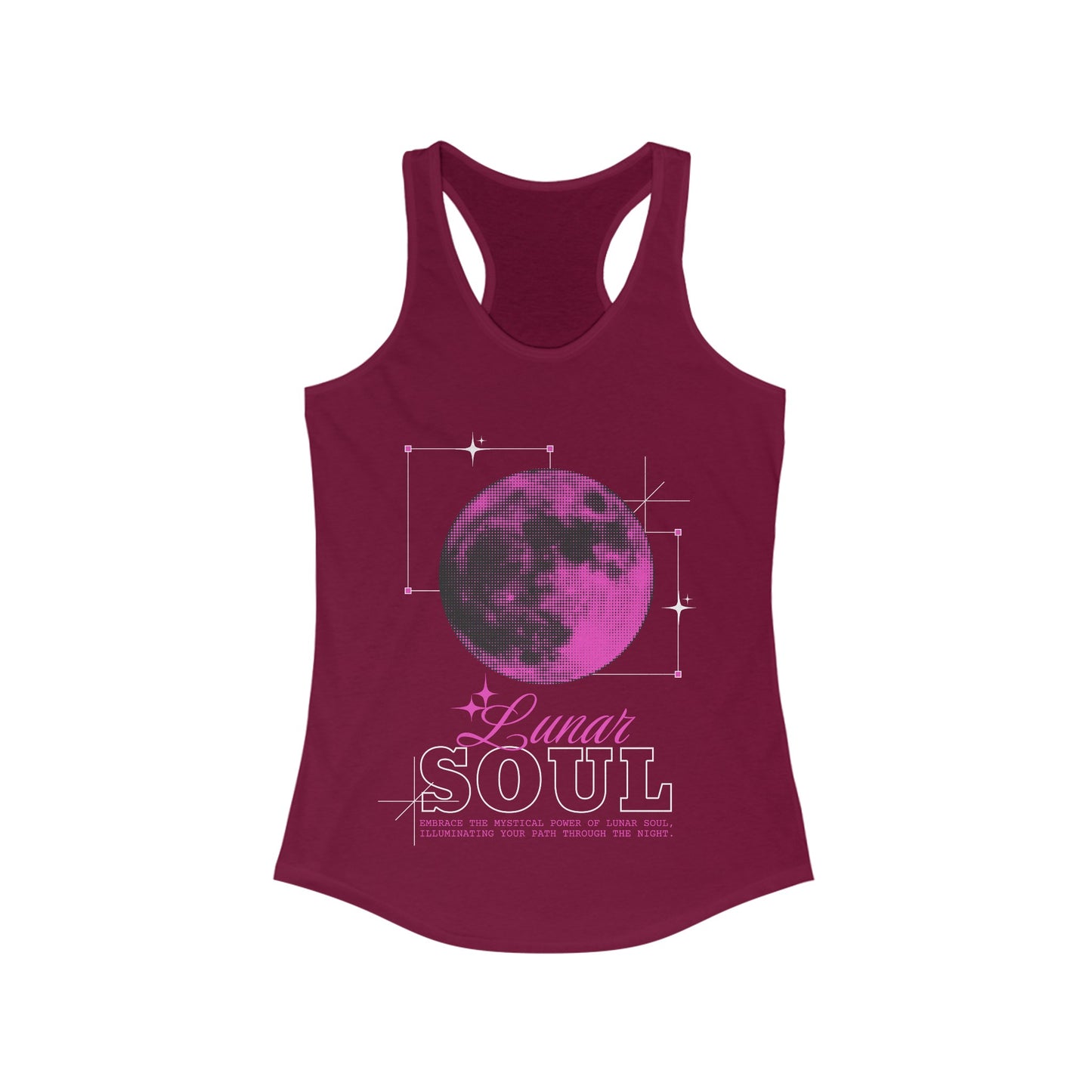 Women's Racerback Tank-Lunar Soul