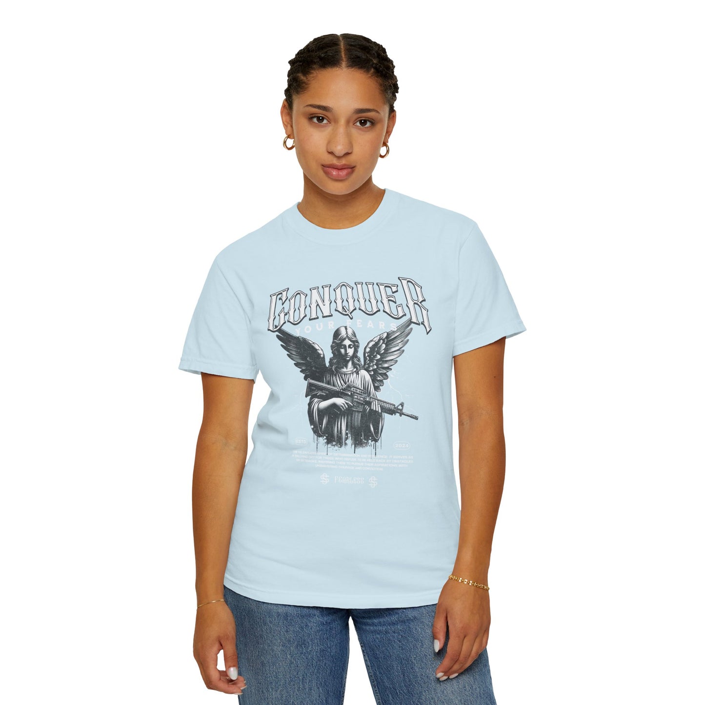 Unisex Cotton T-shirt-Conquer Your Fears