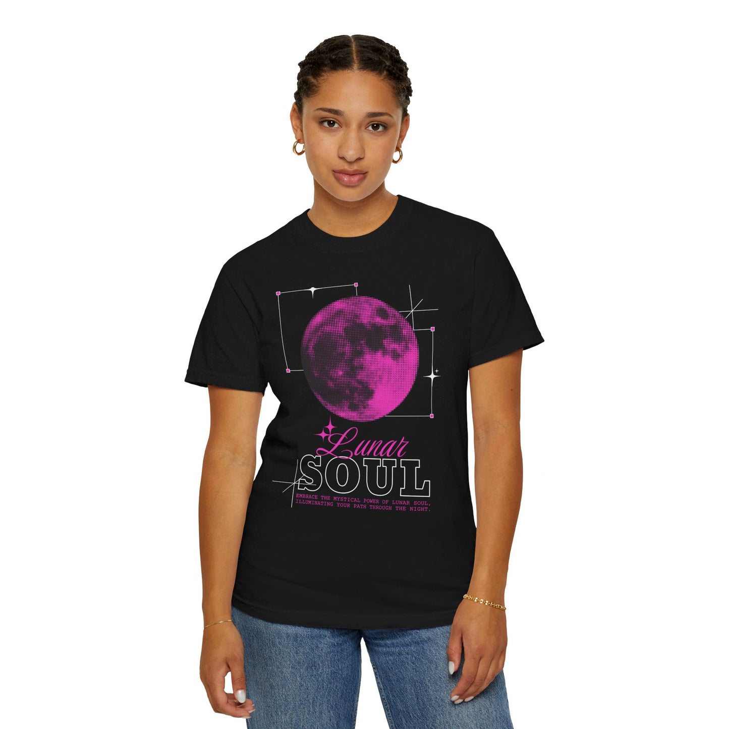 Unisex Cotton T-shirt-Lunar Soul