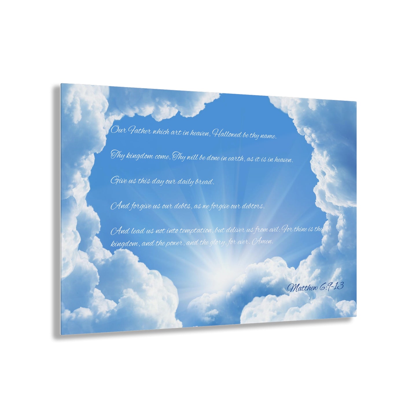 Prayer-Wall Art Home Office Decor