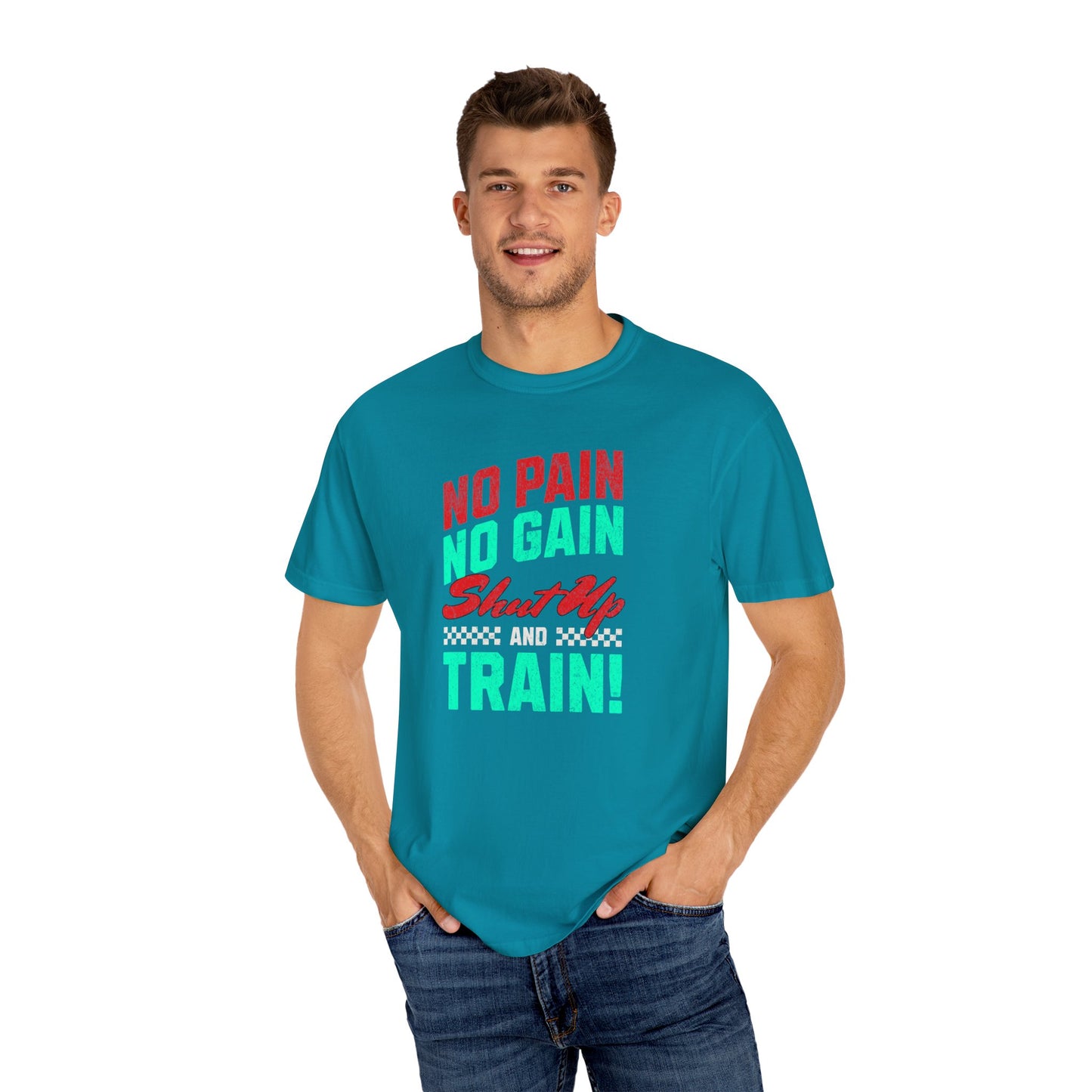 Cotton T-shirt-No Pain No Gain