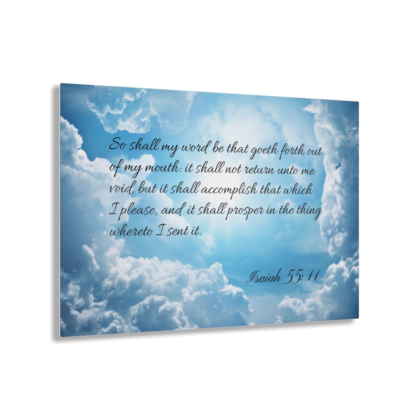 Acrylic Prints Wall Art- Prayer Manifest