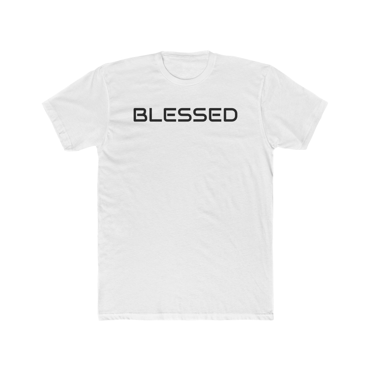 Cotton Crew T-shirt-Blessed