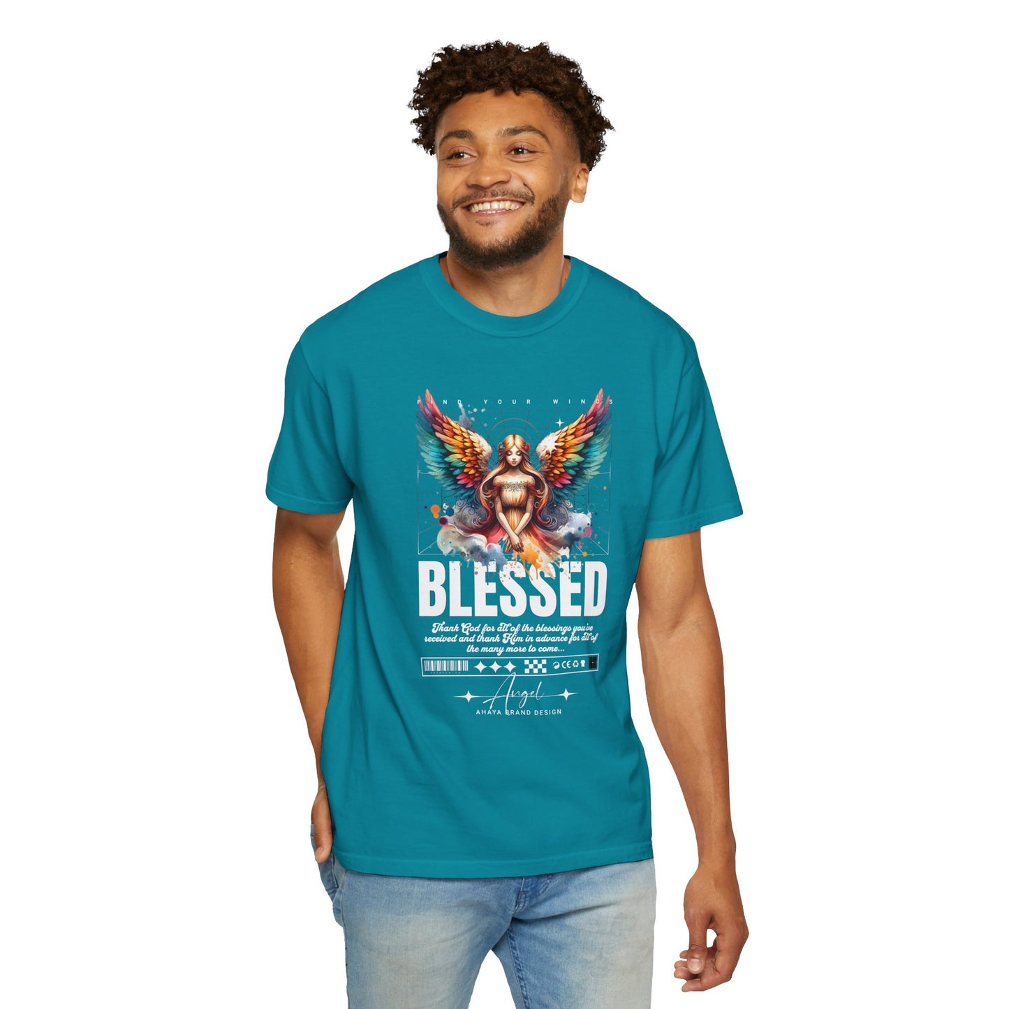 Unisex Cotton T-shirt-Blessed