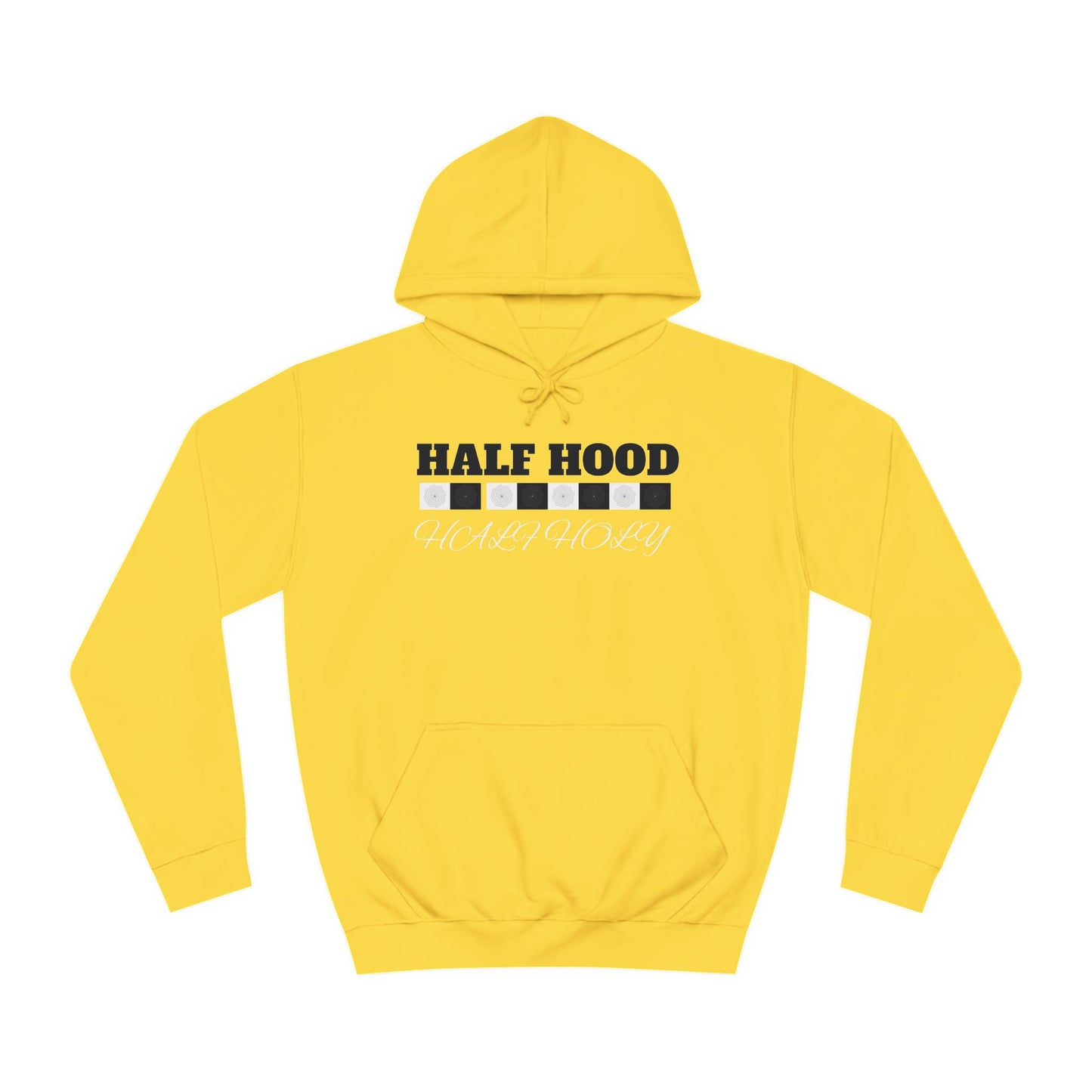 Unisex College Hoodie-Half HOOD Half HOLY