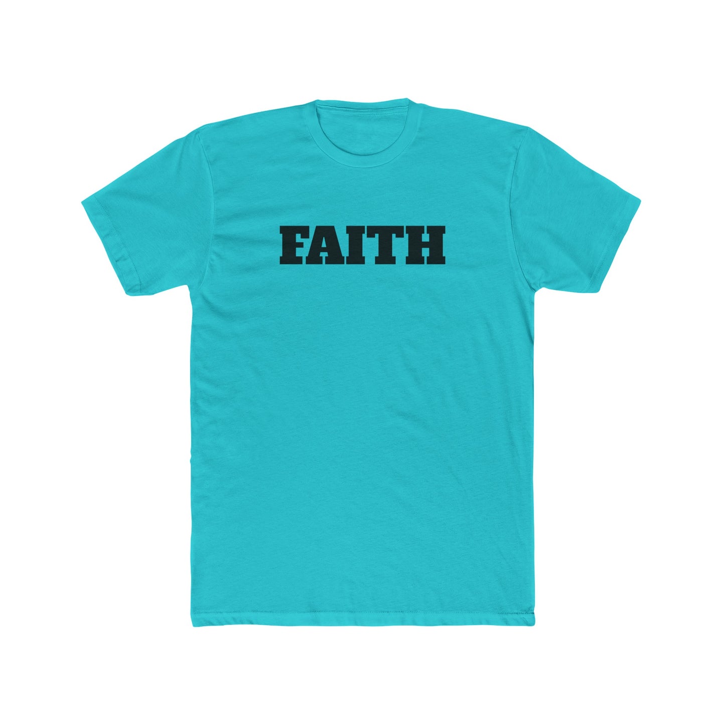 Cotton Crew T-shirt-Faith