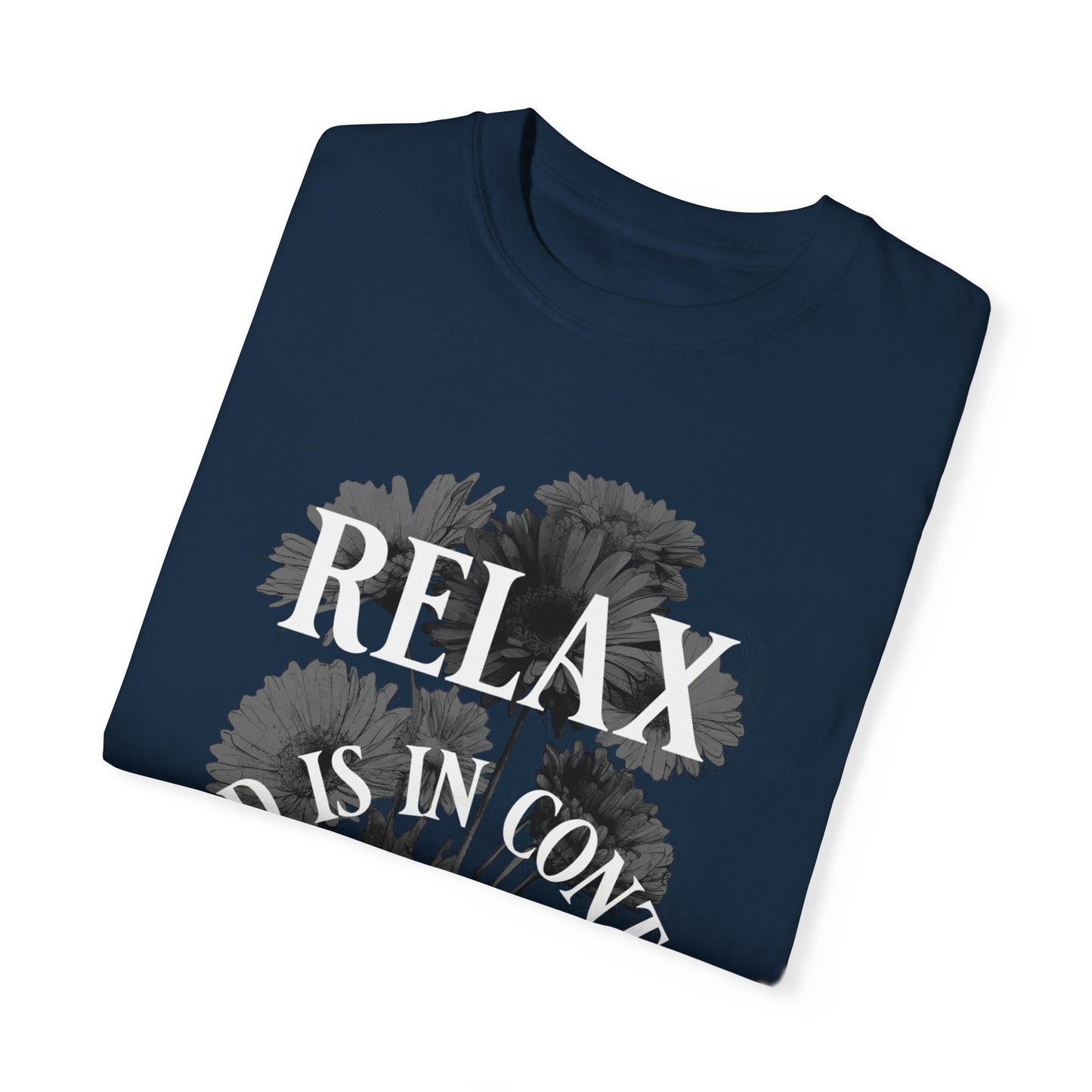 Unisex Cotton T-shirt-Relax God is in Control