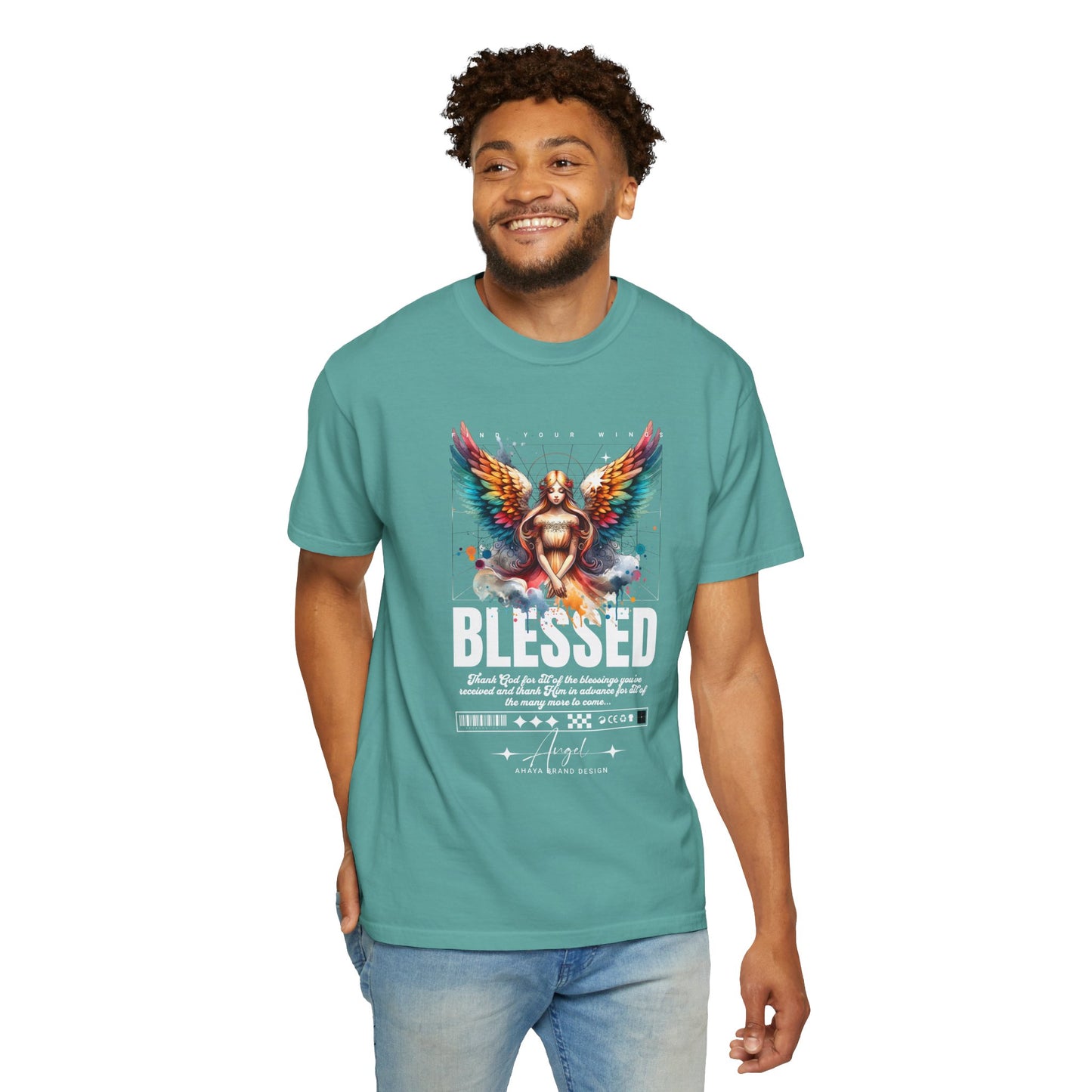 Unisex Cotton T-shirt-Blessed