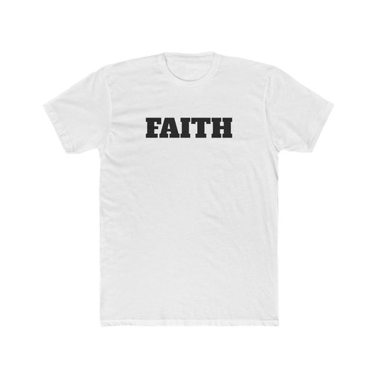 Cotton Crew T-shirt-Faith