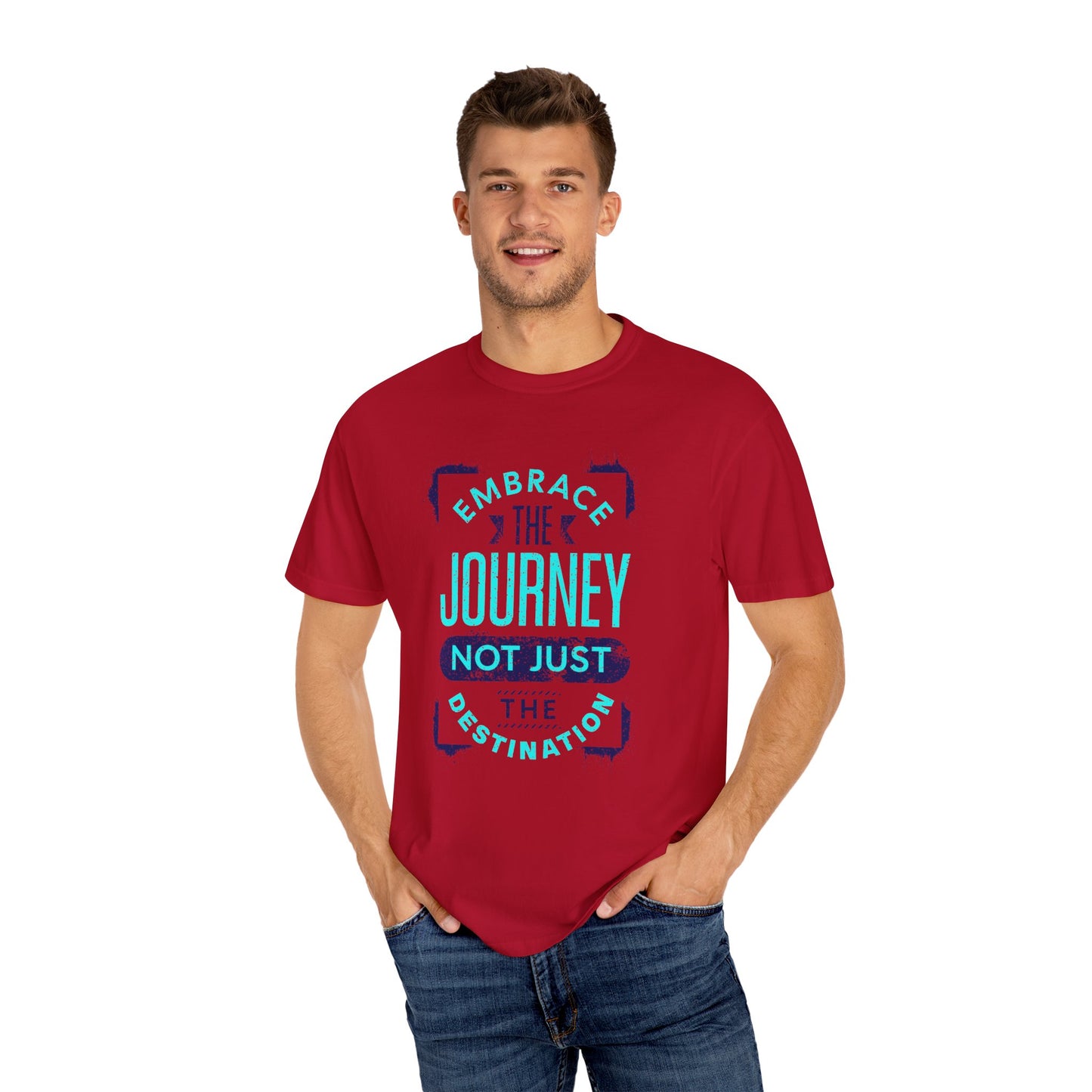 Unisex CottonT-shirt-Embrace the Journey