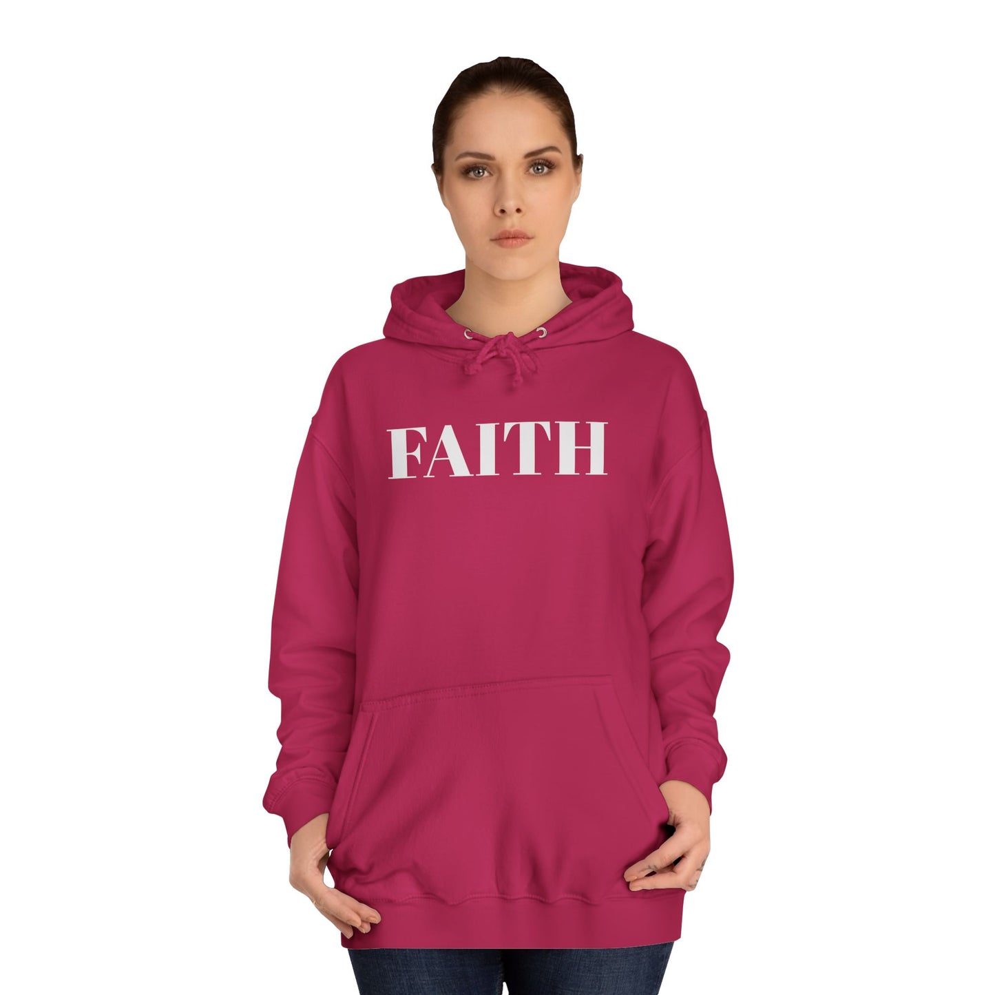 Unisex College Hoodie- Faith