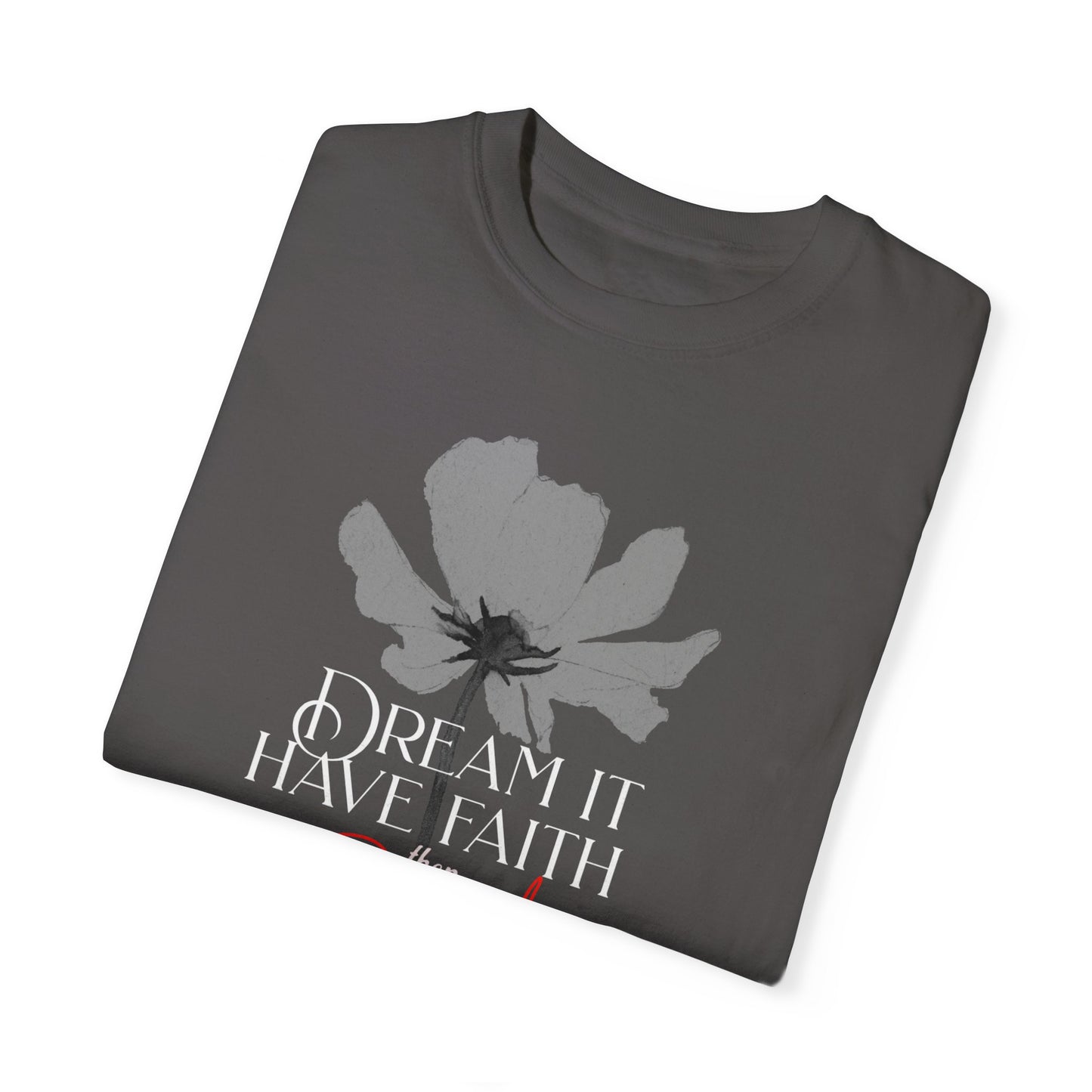 Unisex Cotton T-shirt-Dream it, Have Faith, Do it