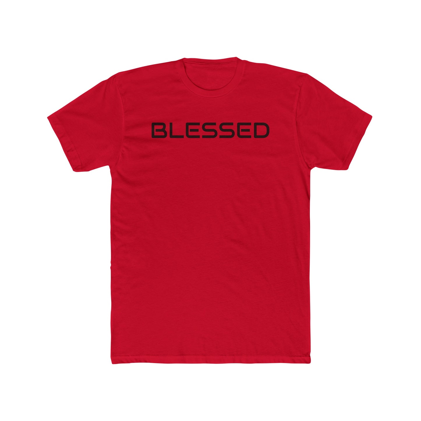 Cotton Crew T-shirt-Blessed