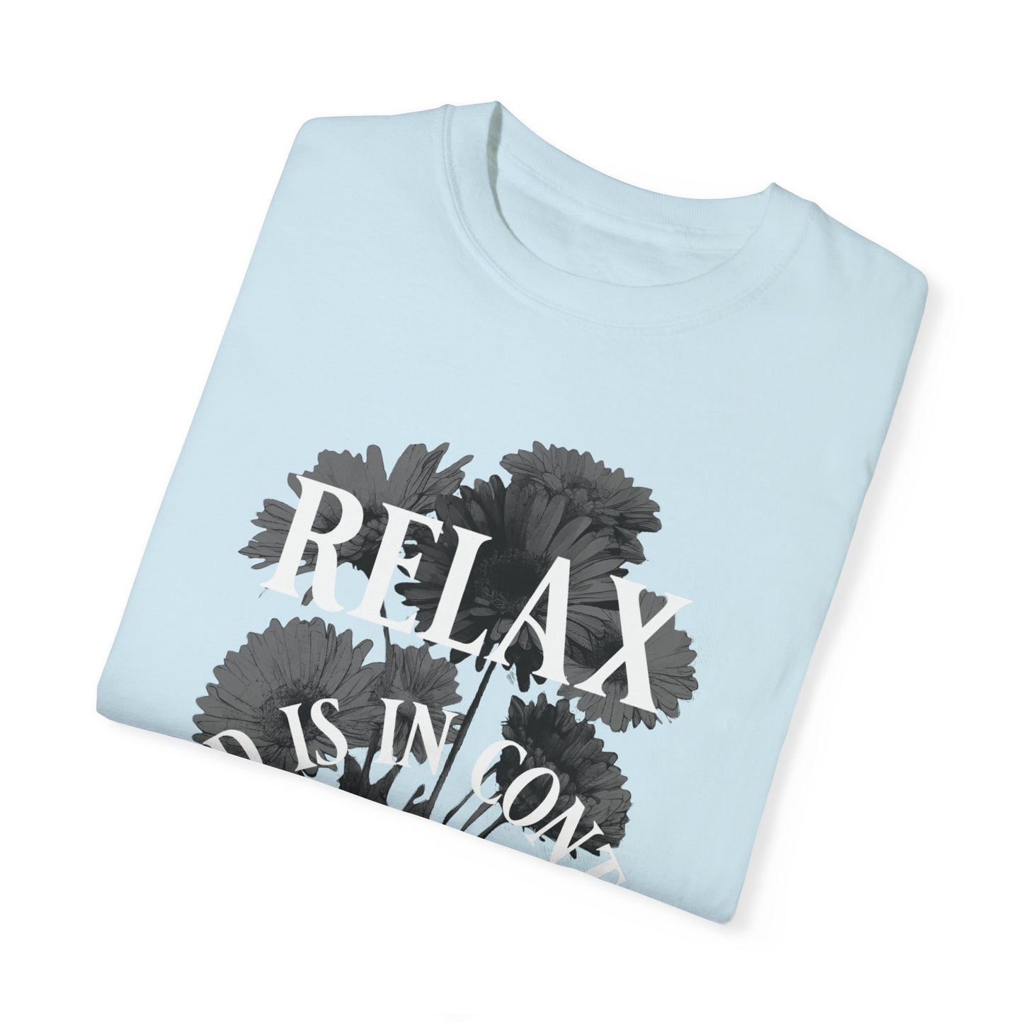 Unisex Cotton T-shirt-Relax God is in Control