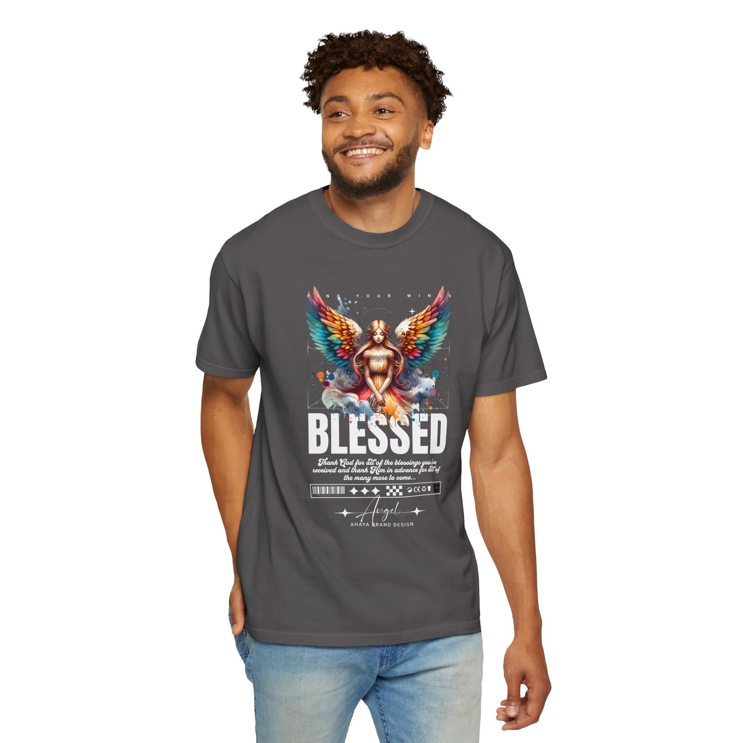 Unisex Cotton T-shirt-Blessed