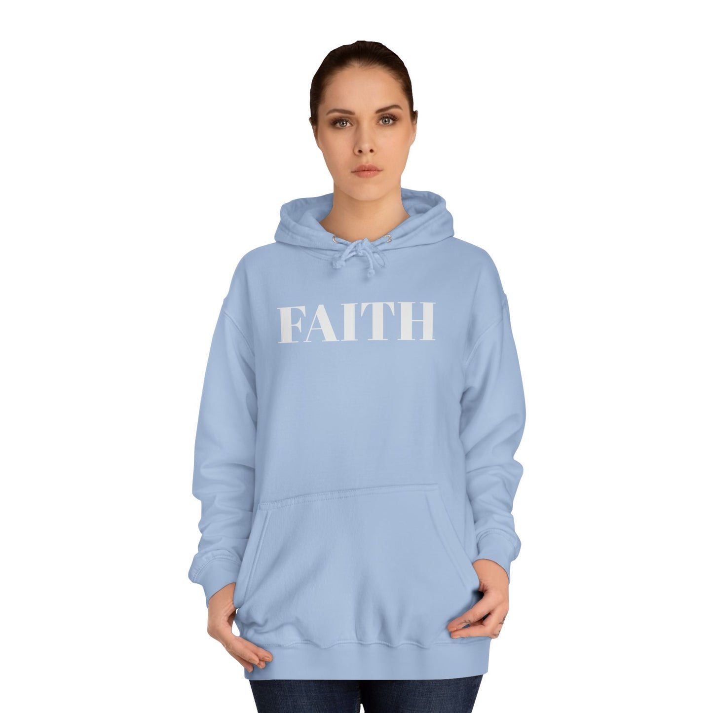 Unisex College Hoodie- Faith