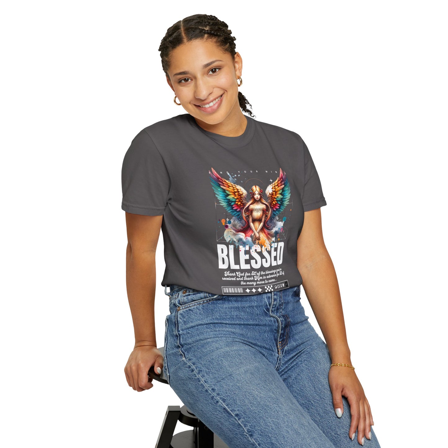 Unisex Cotton T-shirt-Blessed