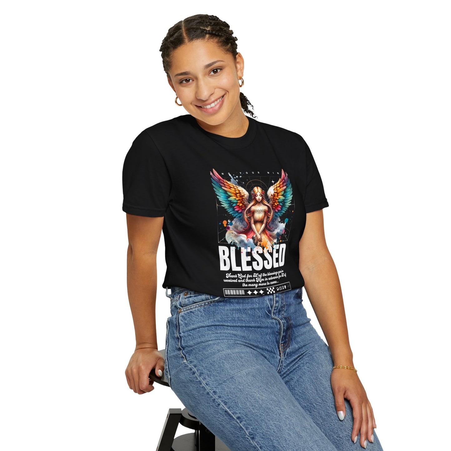 Unisex Cotton T-shirt-Blessed