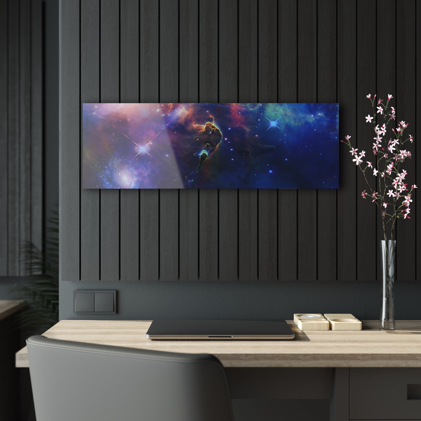 Acrylic Prints Wall Art- Galaxy Wall Art Home Office Decor