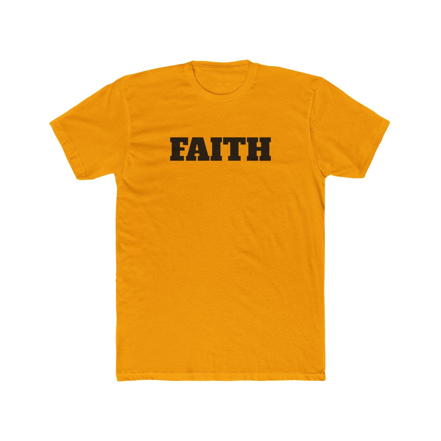 Cotton Crew T-shirt-Faith