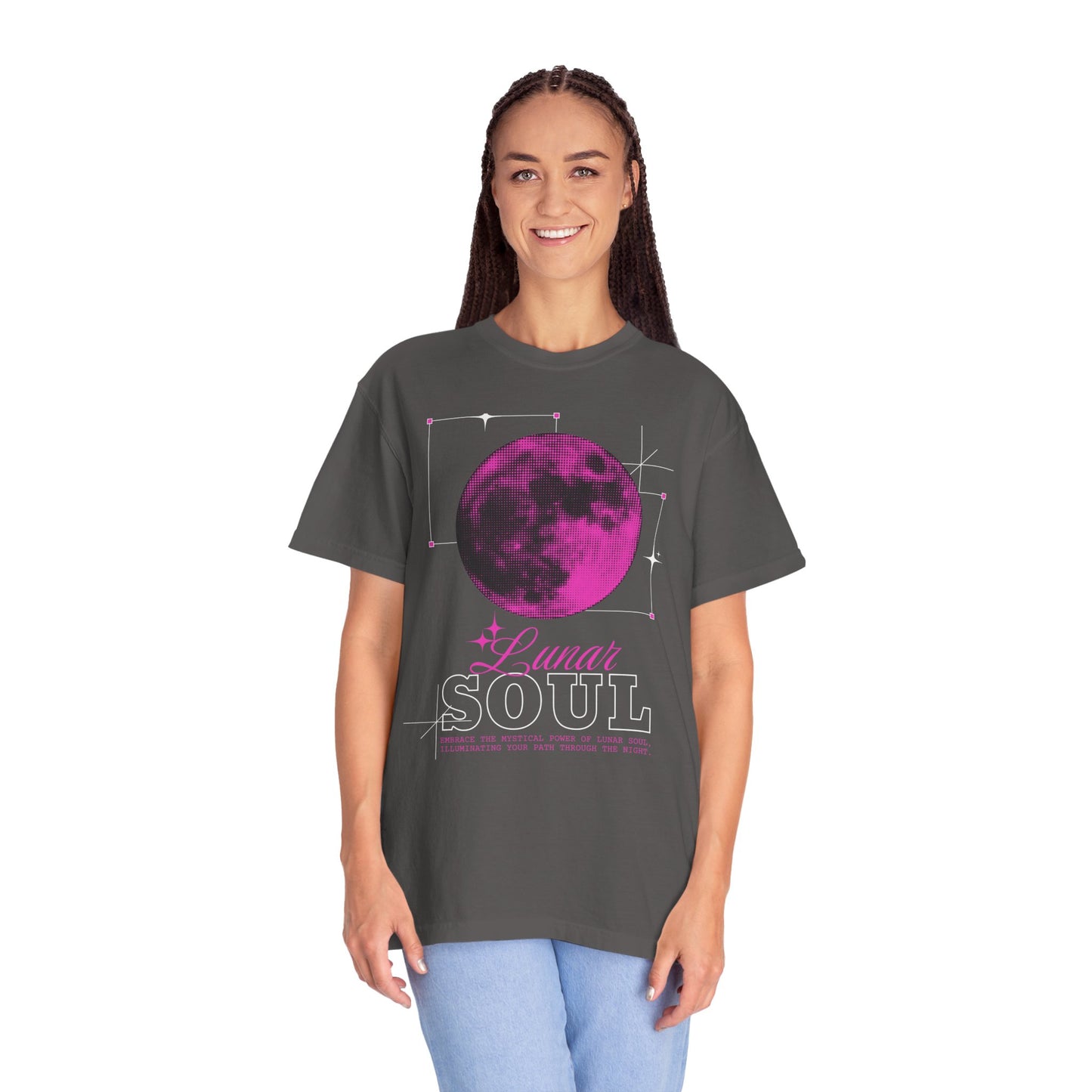 Unisex Cotton T-shirt-Lunar Soul