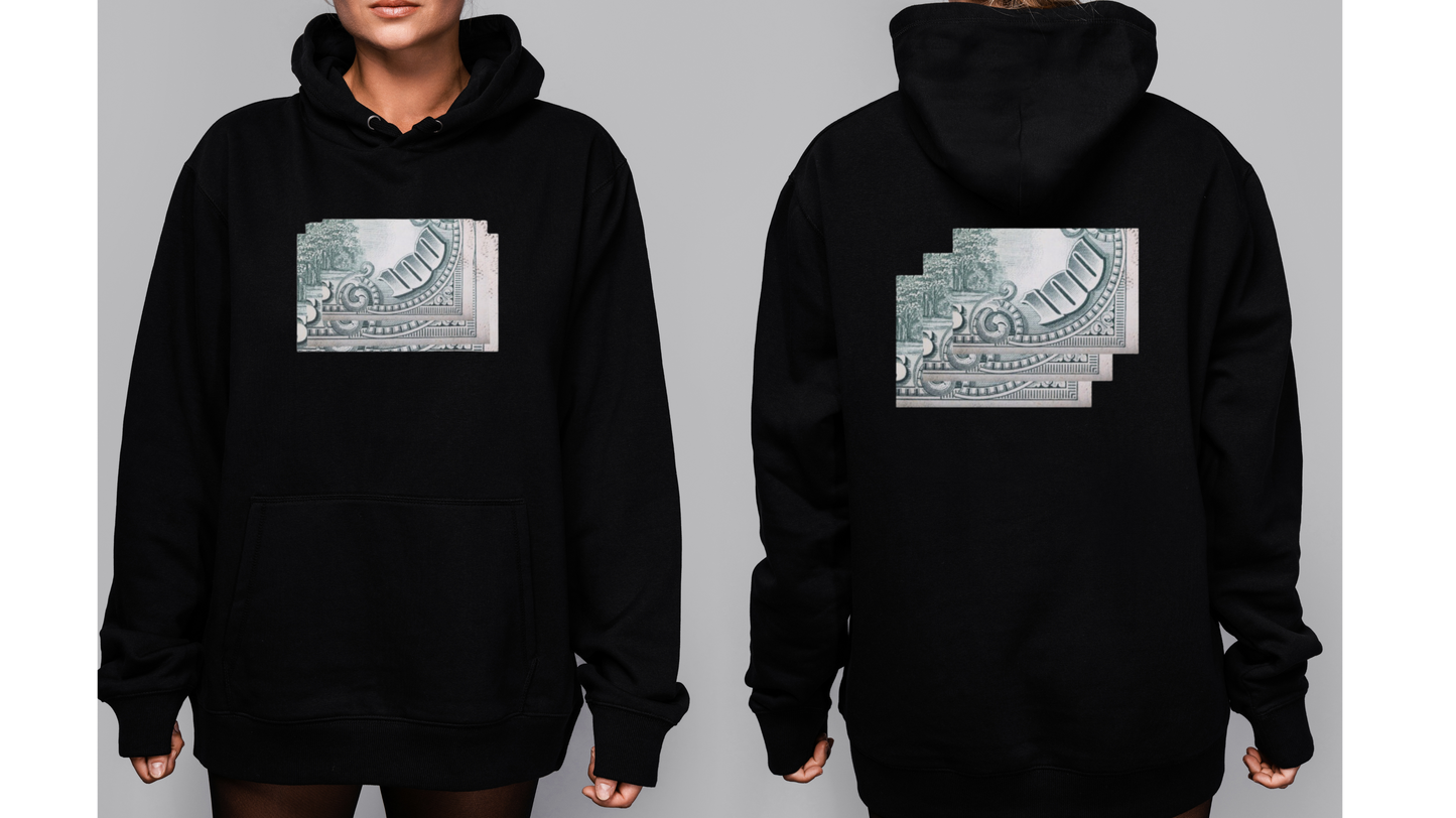 Cotton Sweatshirt-Law of Attraction Money Hoodie