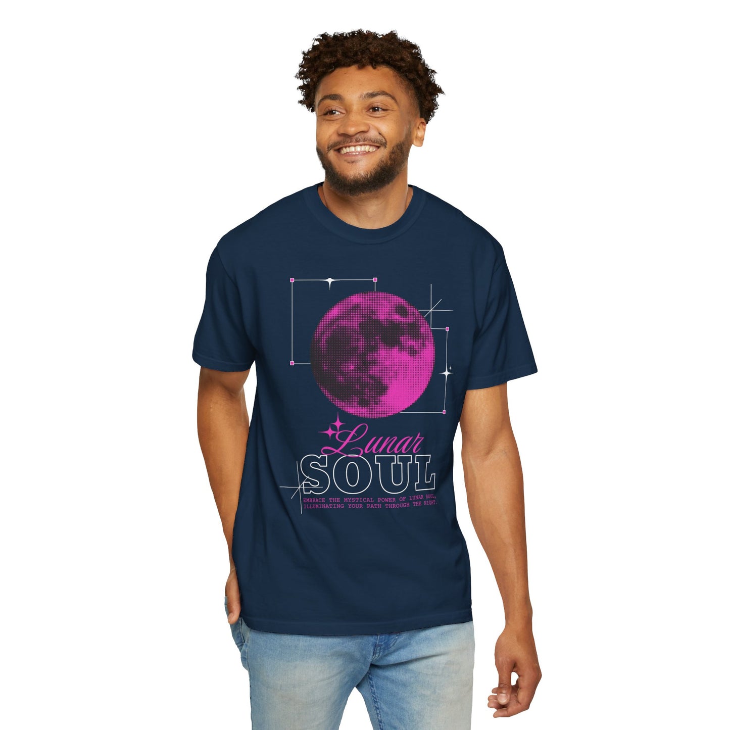 Unisex Cotton T-shirt-Lunar Soul