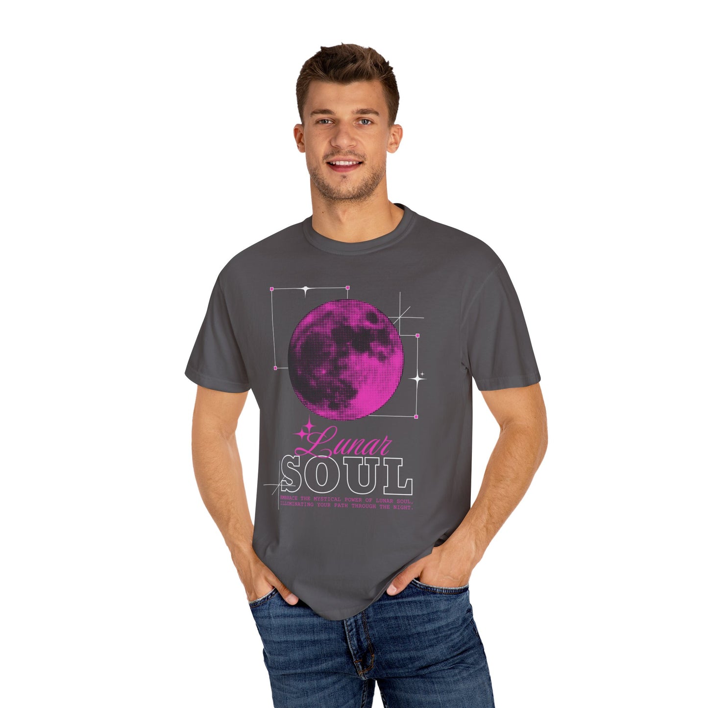 Unisex Cotton T-shirt-Lunar Soul