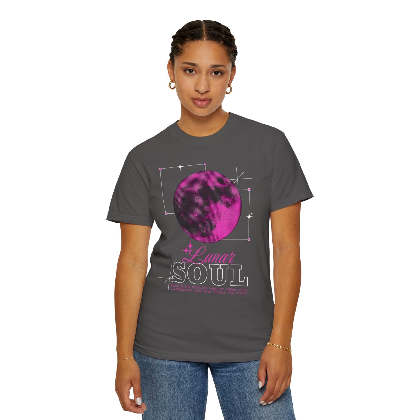 Unisex Cotton T-shirt-Lunar Soul