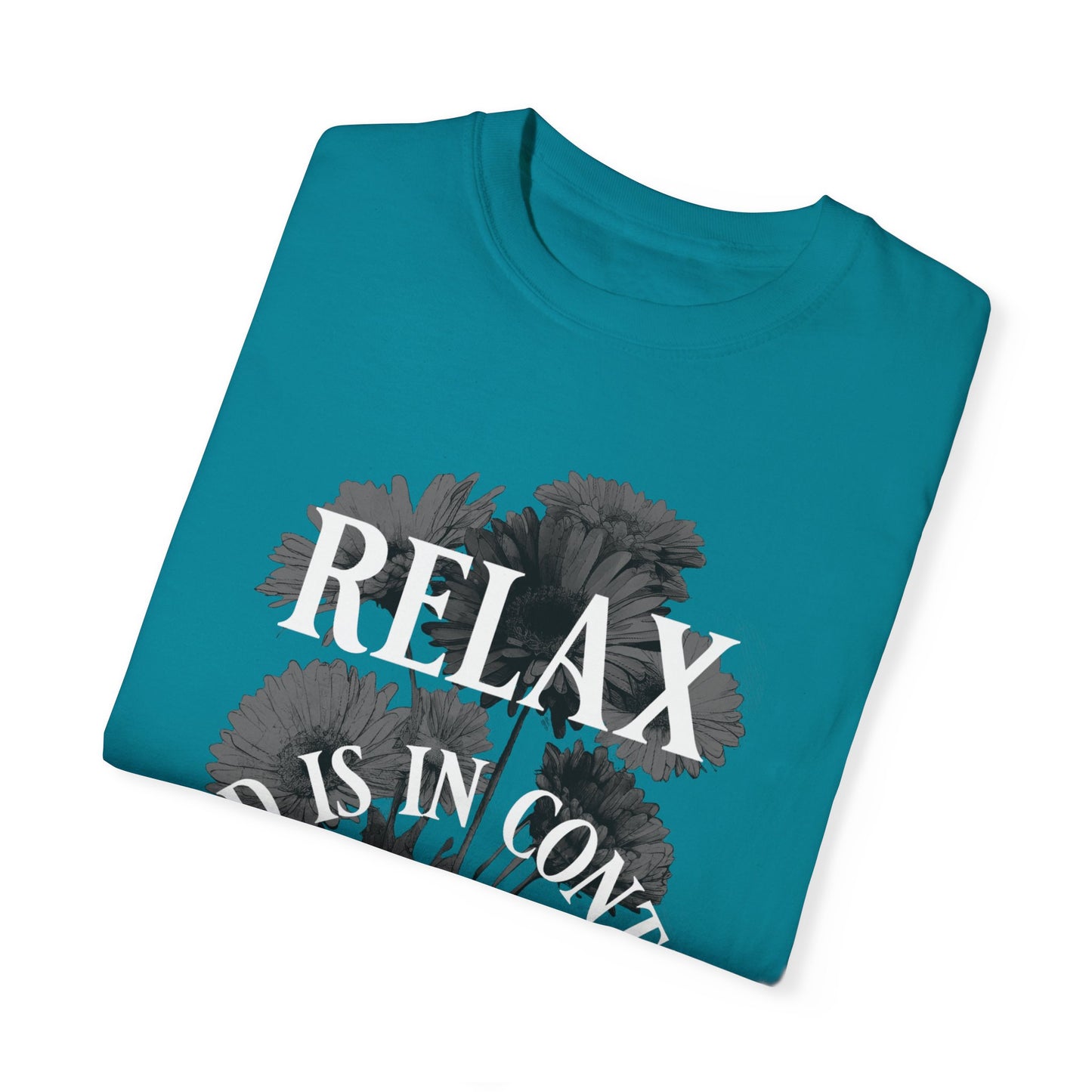 Unisex Cotton T-shirt-Relax God is in Control