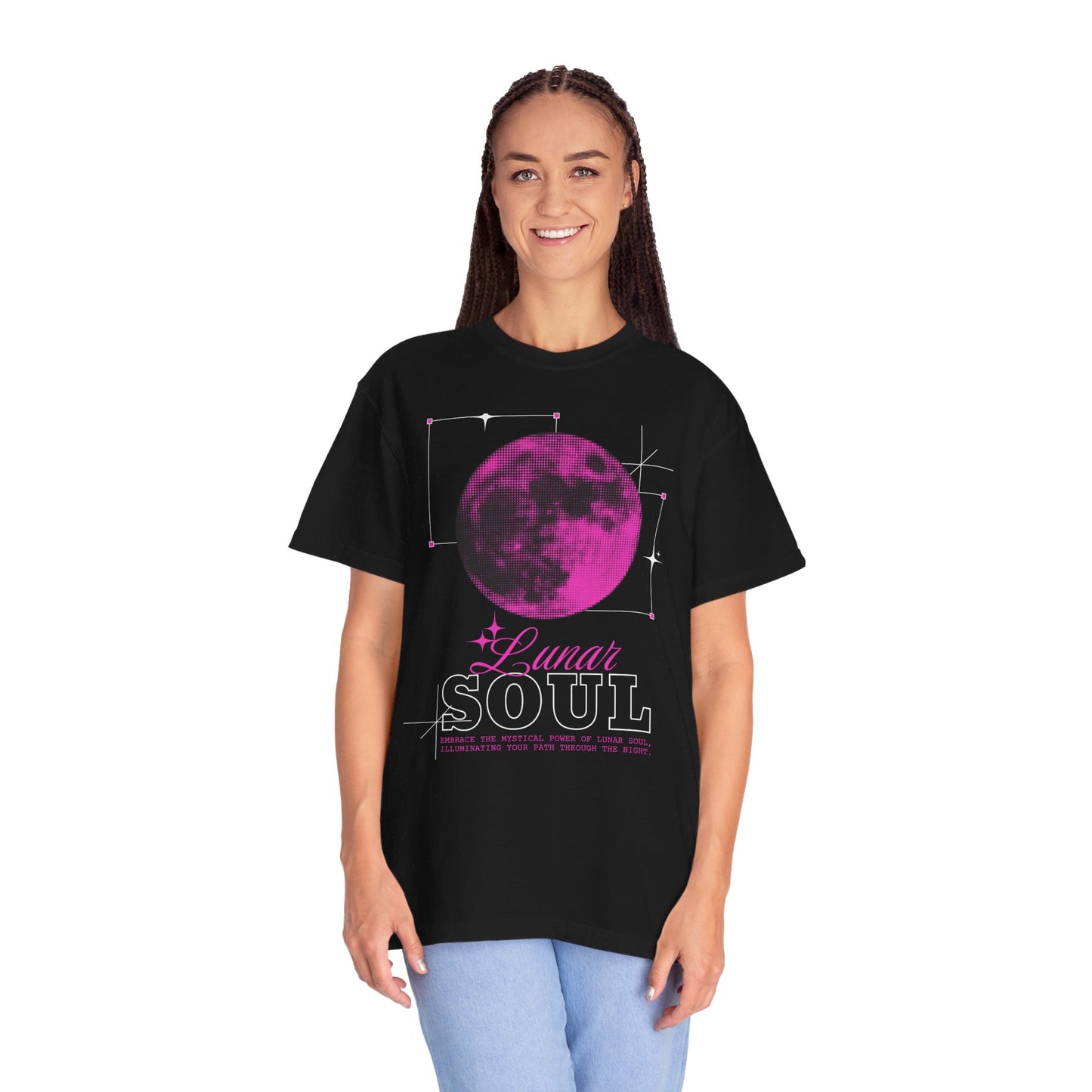 Unisex Cotton T-shirt-Lunar Soul