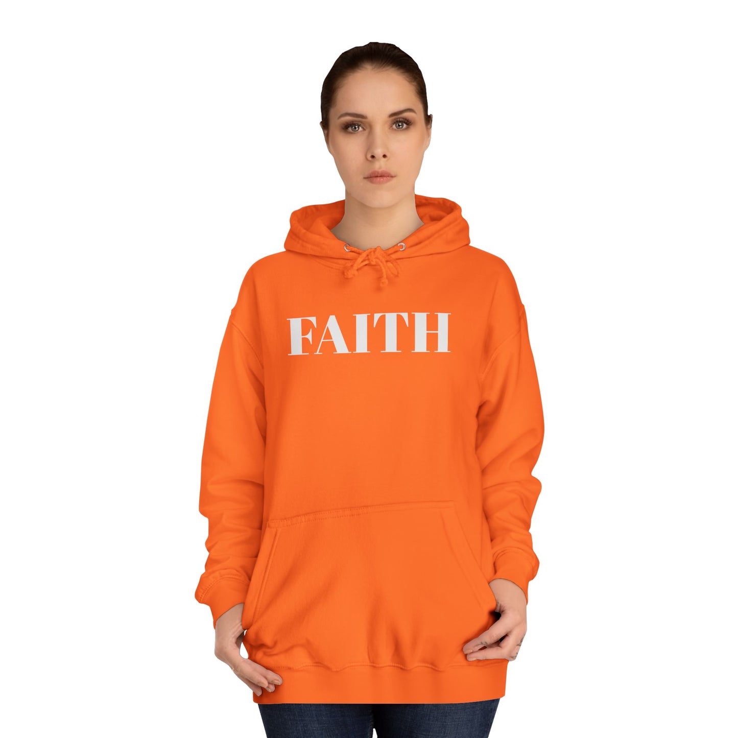 Unisex College Hoodie- Faith