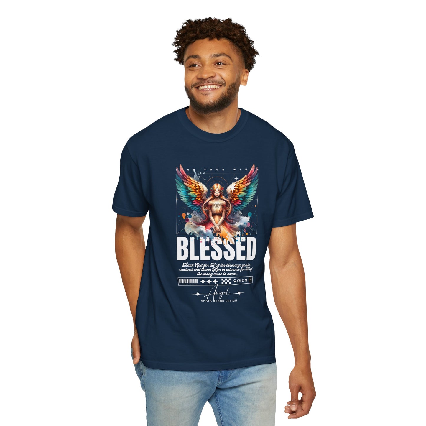 Unisex Cotton T-shirt-Blessed