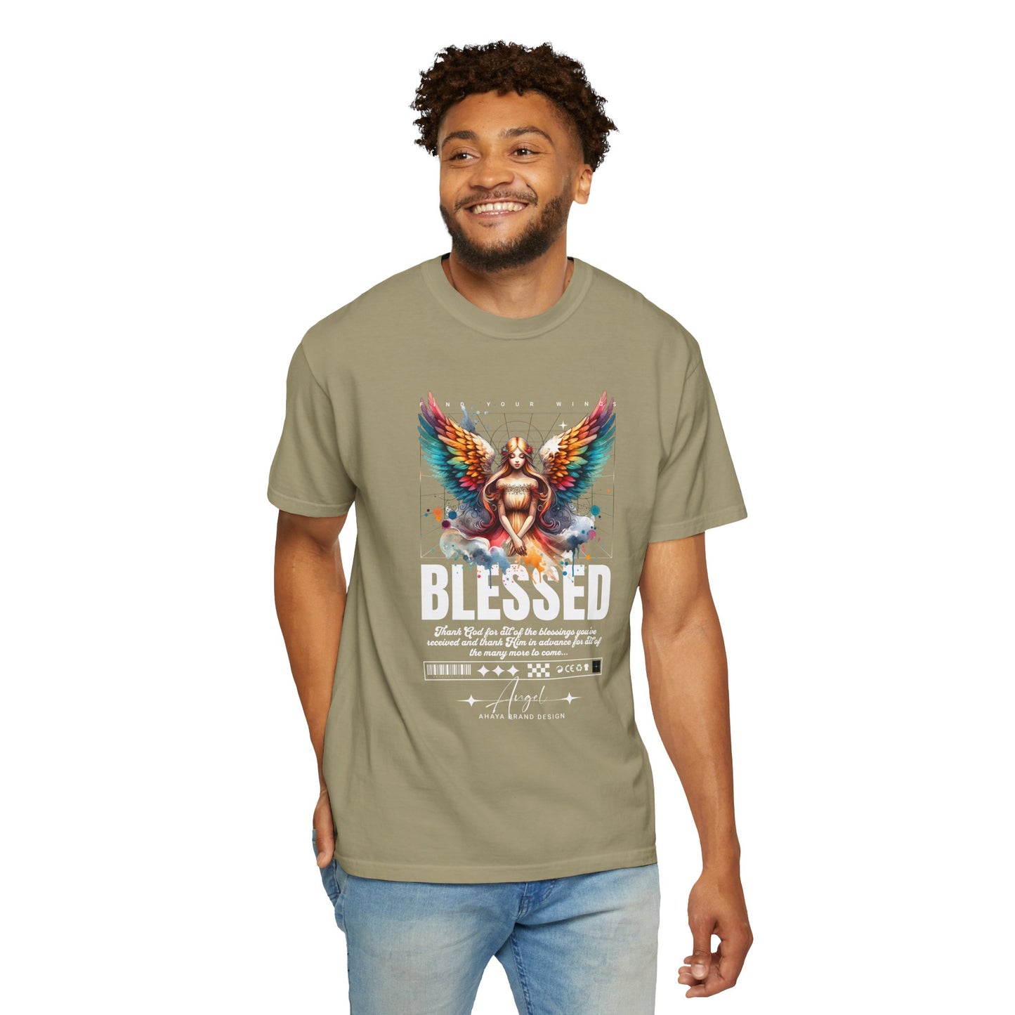 Unisex Cotton T-shirt-Blessed