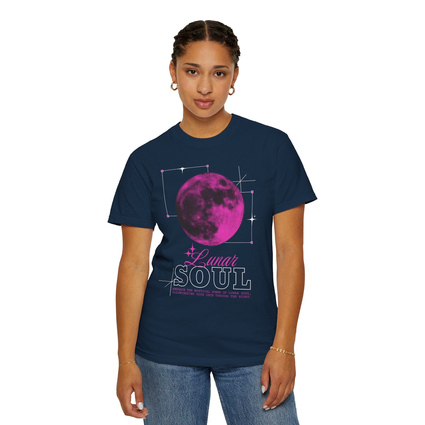 Unisex Cotton T-shirt-Lunar Soul