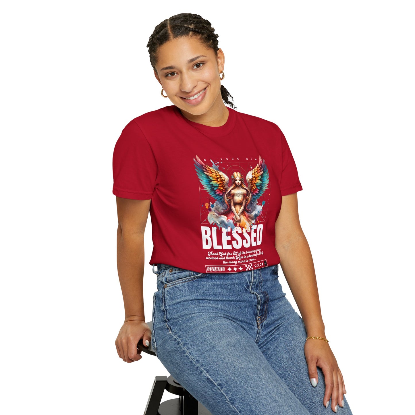 Unisex Cotton T-shirt-Blessed