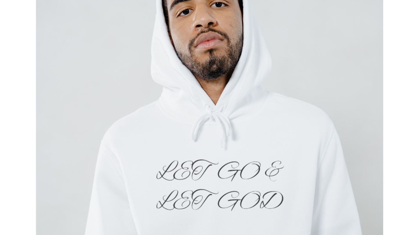 Unisex College Hoodie-Let Go & Let God