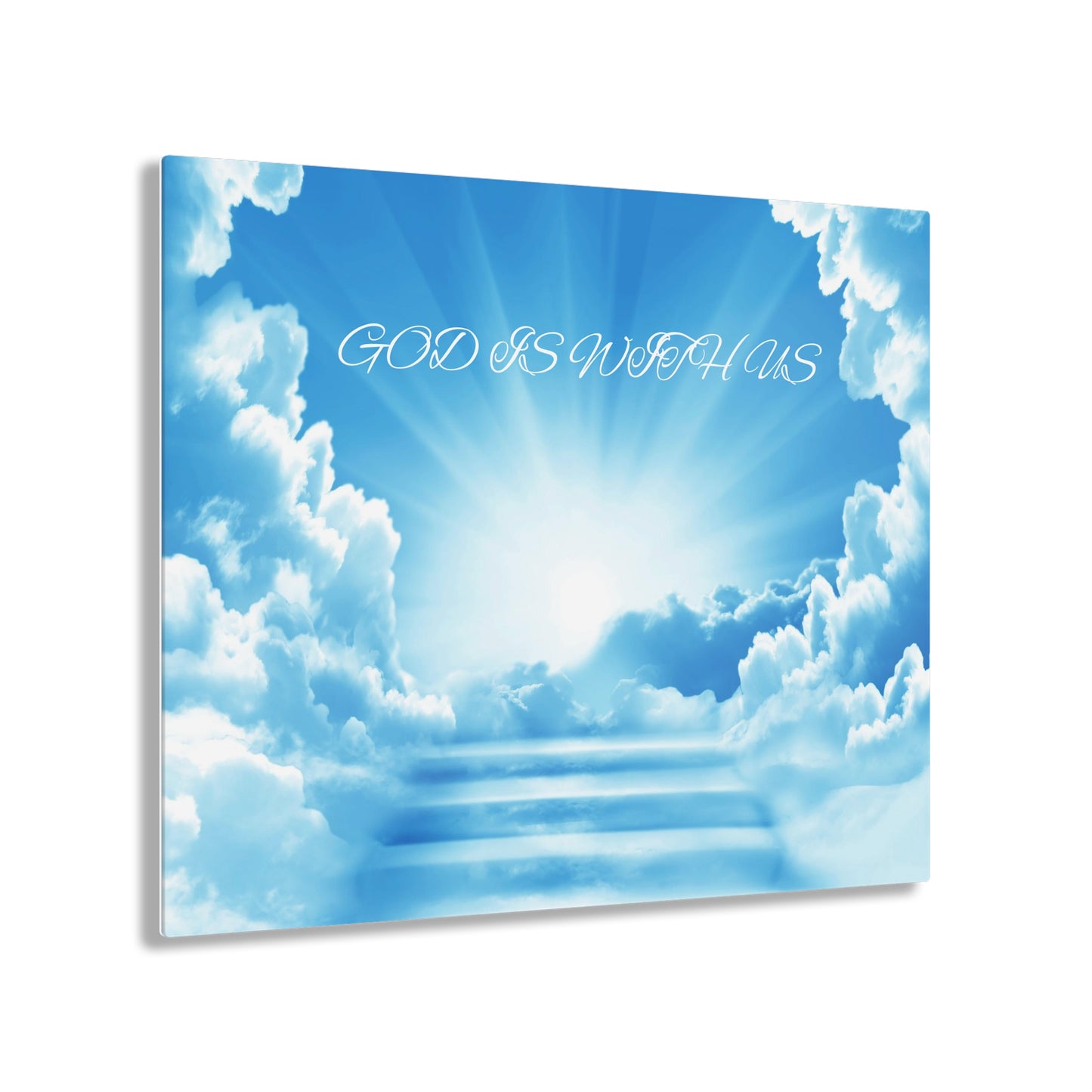 Acrylic Prints Wall Art - God is With Us