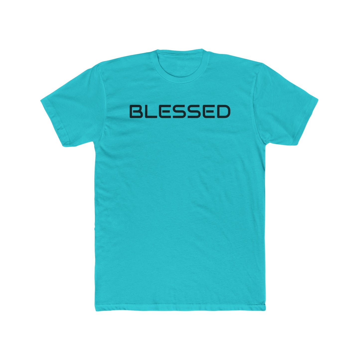 Cotton Crew T-shirt-Blessed