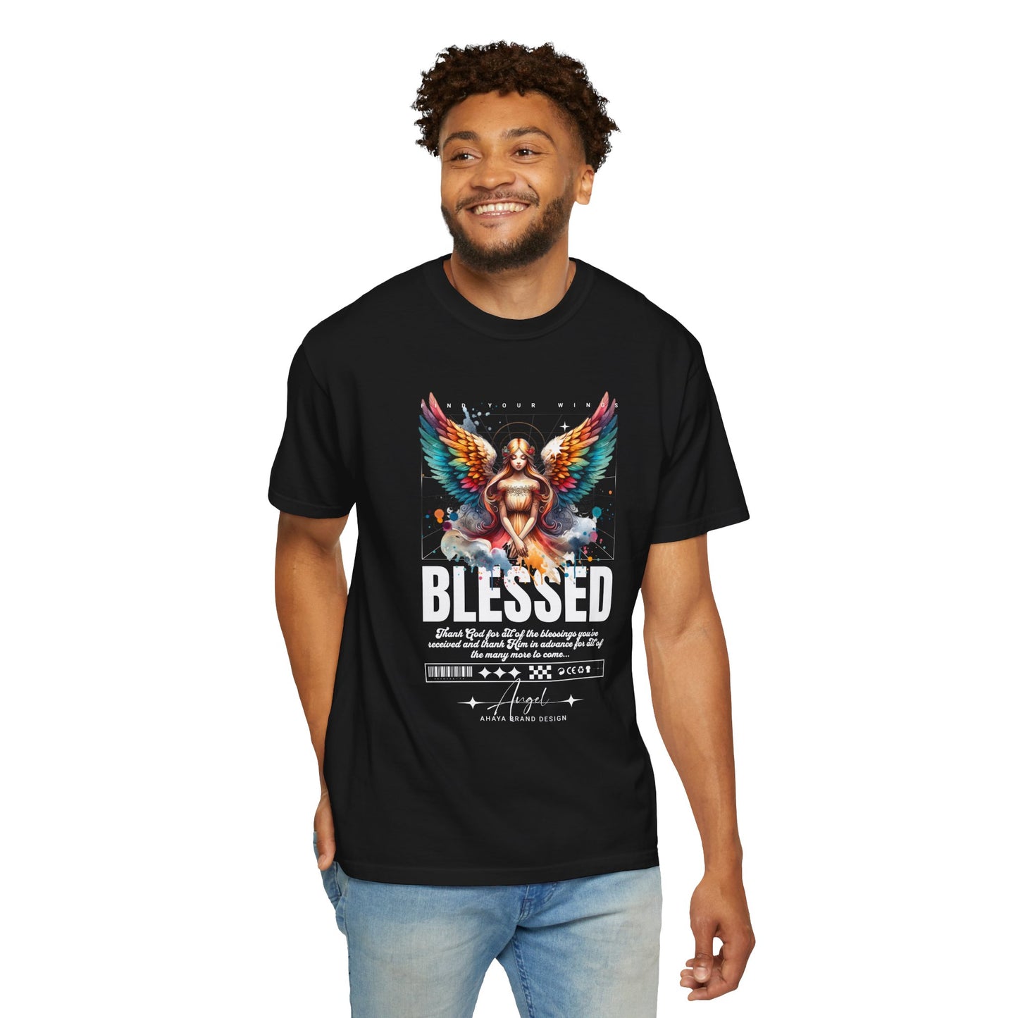 Unisex Cotton T-shirt-Blessed