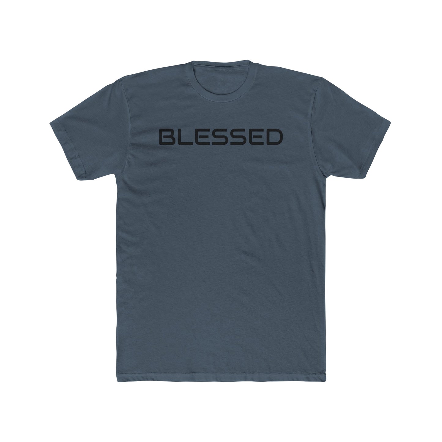 Cotton Crew T-shirt-Blessed