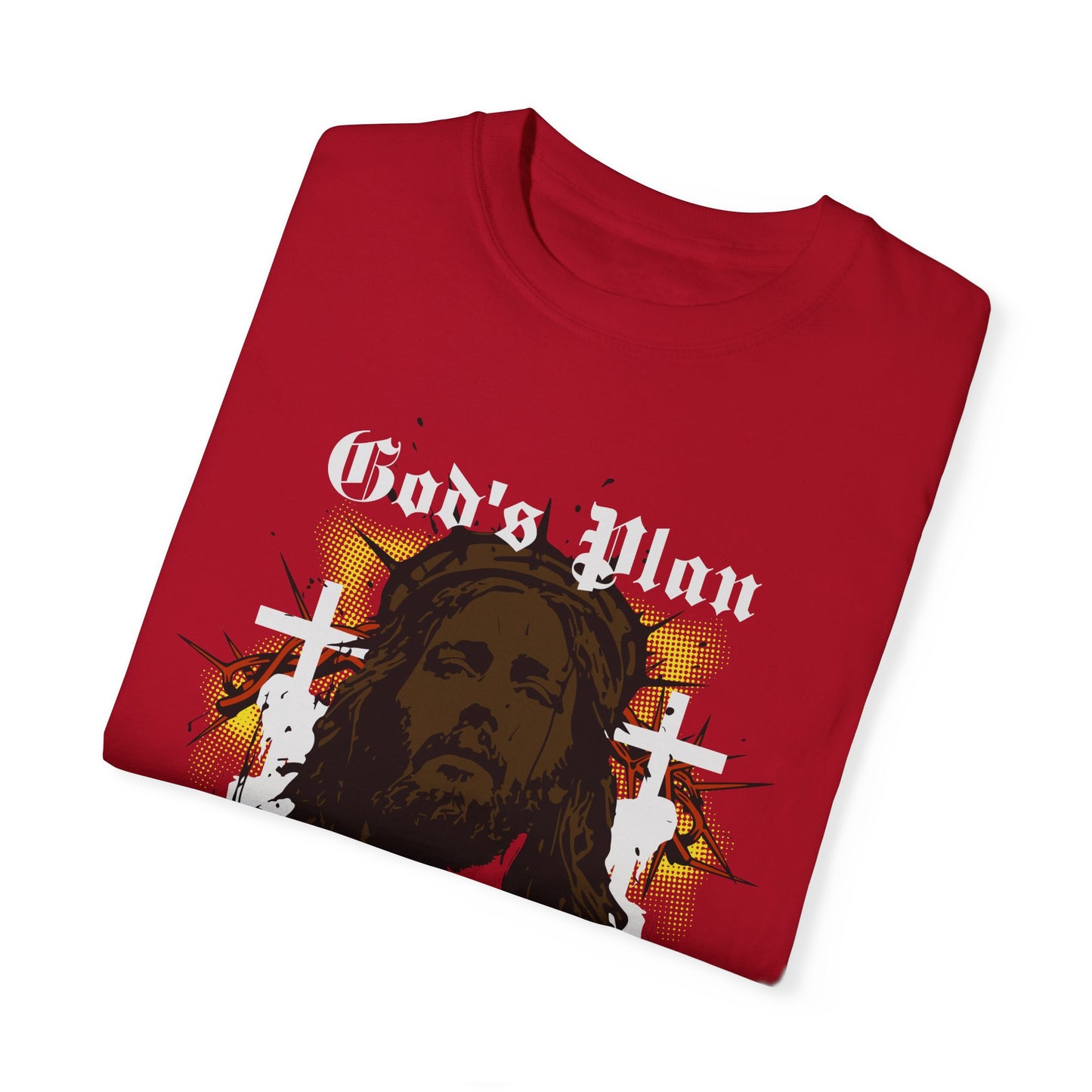 Unisex Cotton T-shirt-Gods Plan