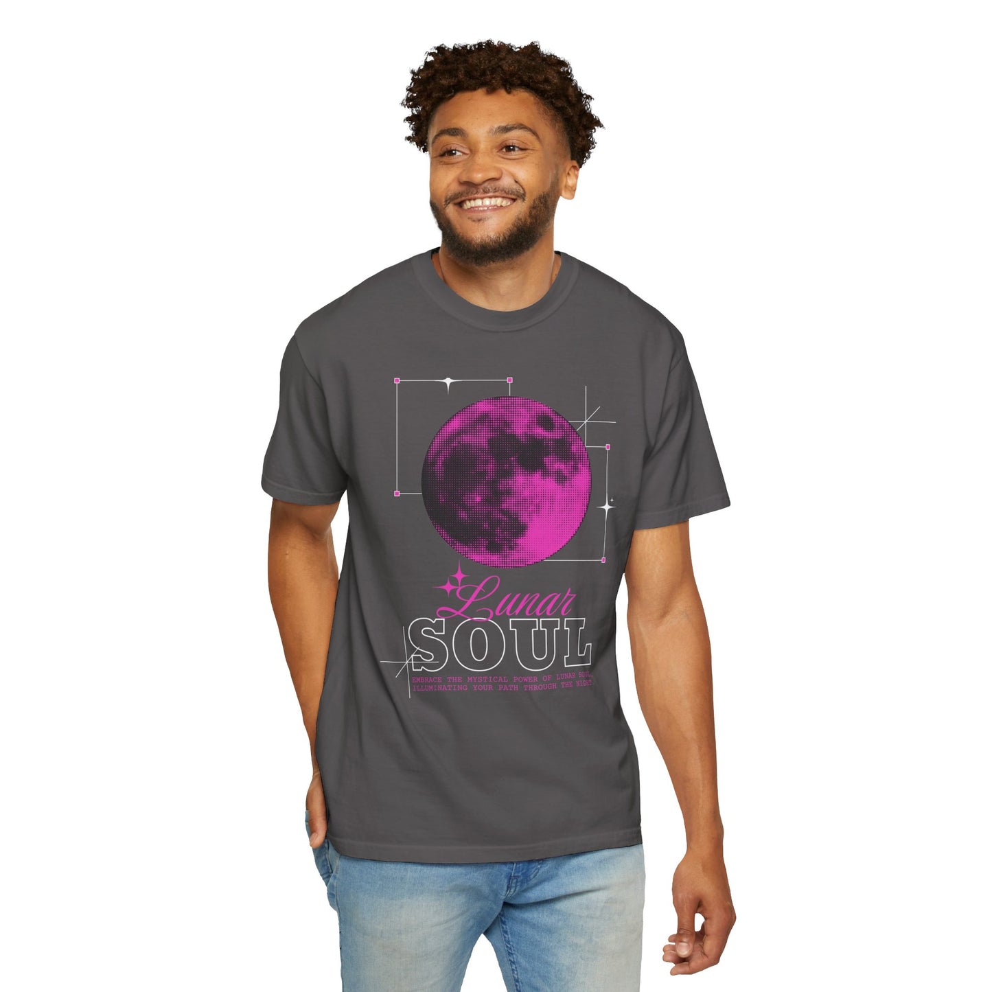 Unisex Cotton T-shirt-Lunar Soul