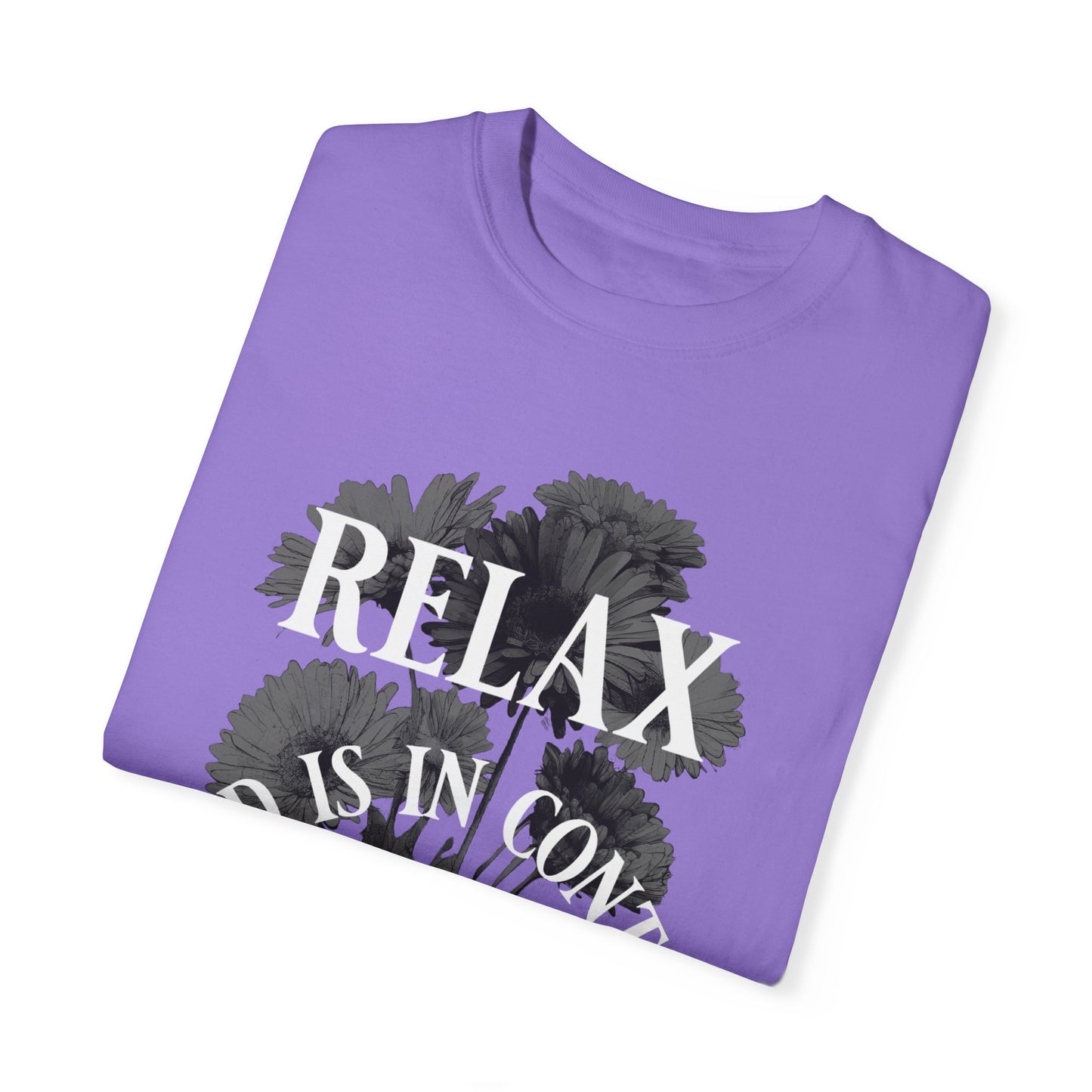 Unisex Cotton T-shirt-Relax God is in Control