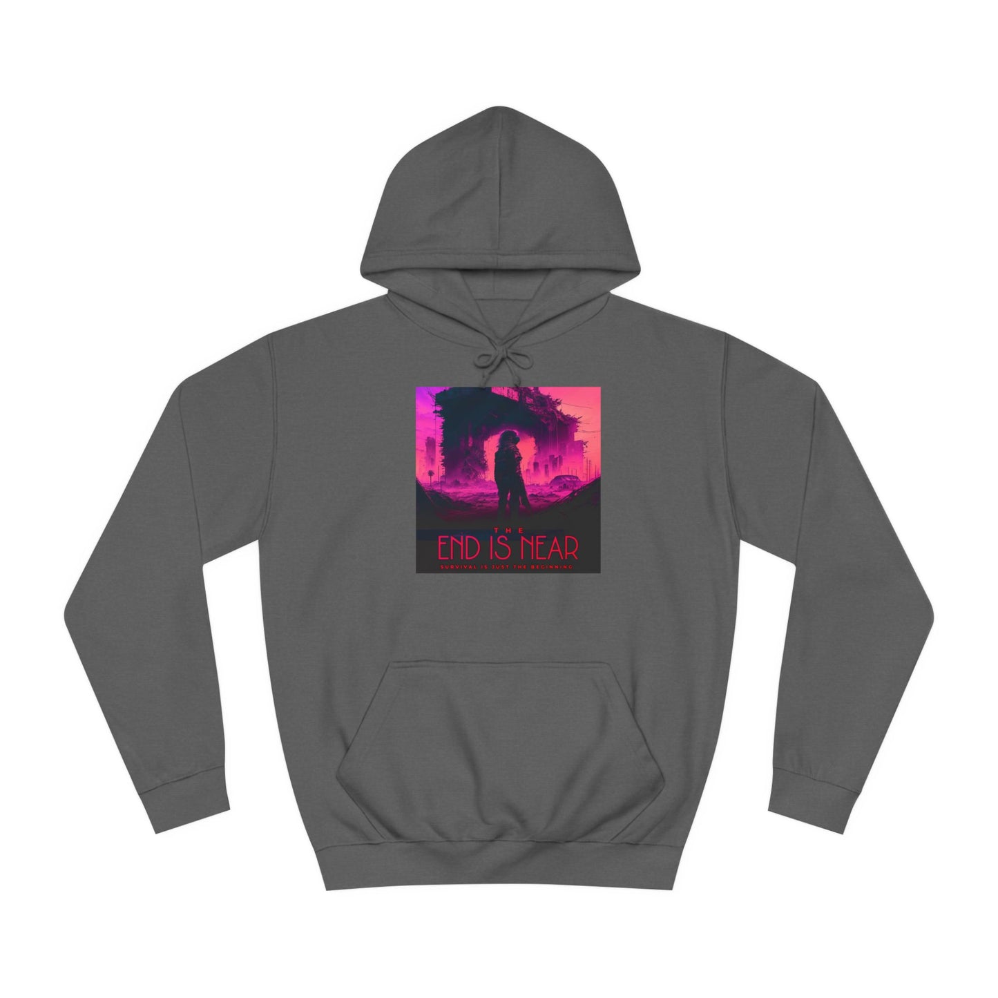 Unisex College Hoodie-The End is Near