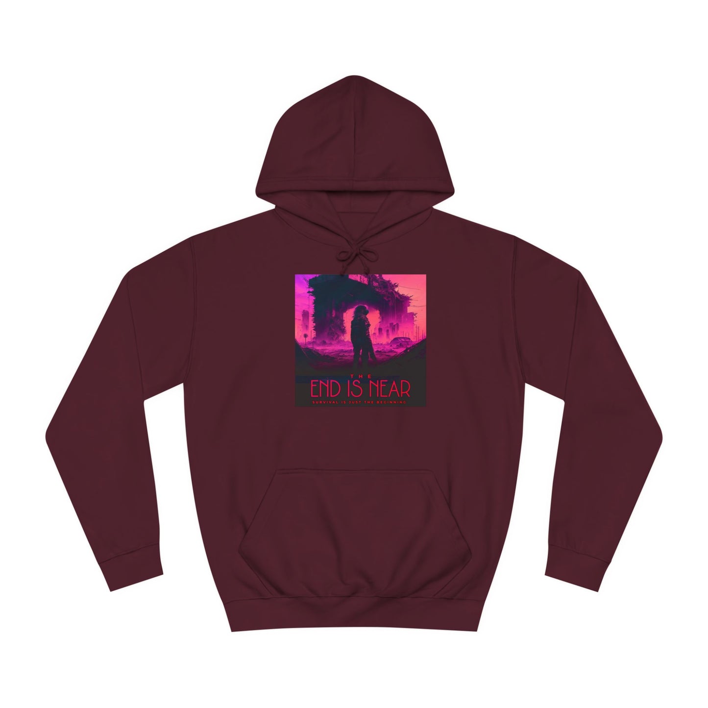 Unisex College Hoodie-The End is Near