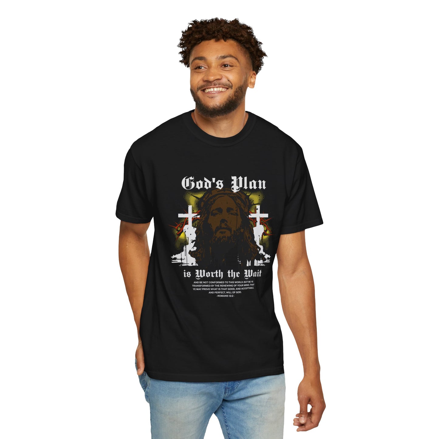 Unisex Cotton T-shirt-Gods Plan