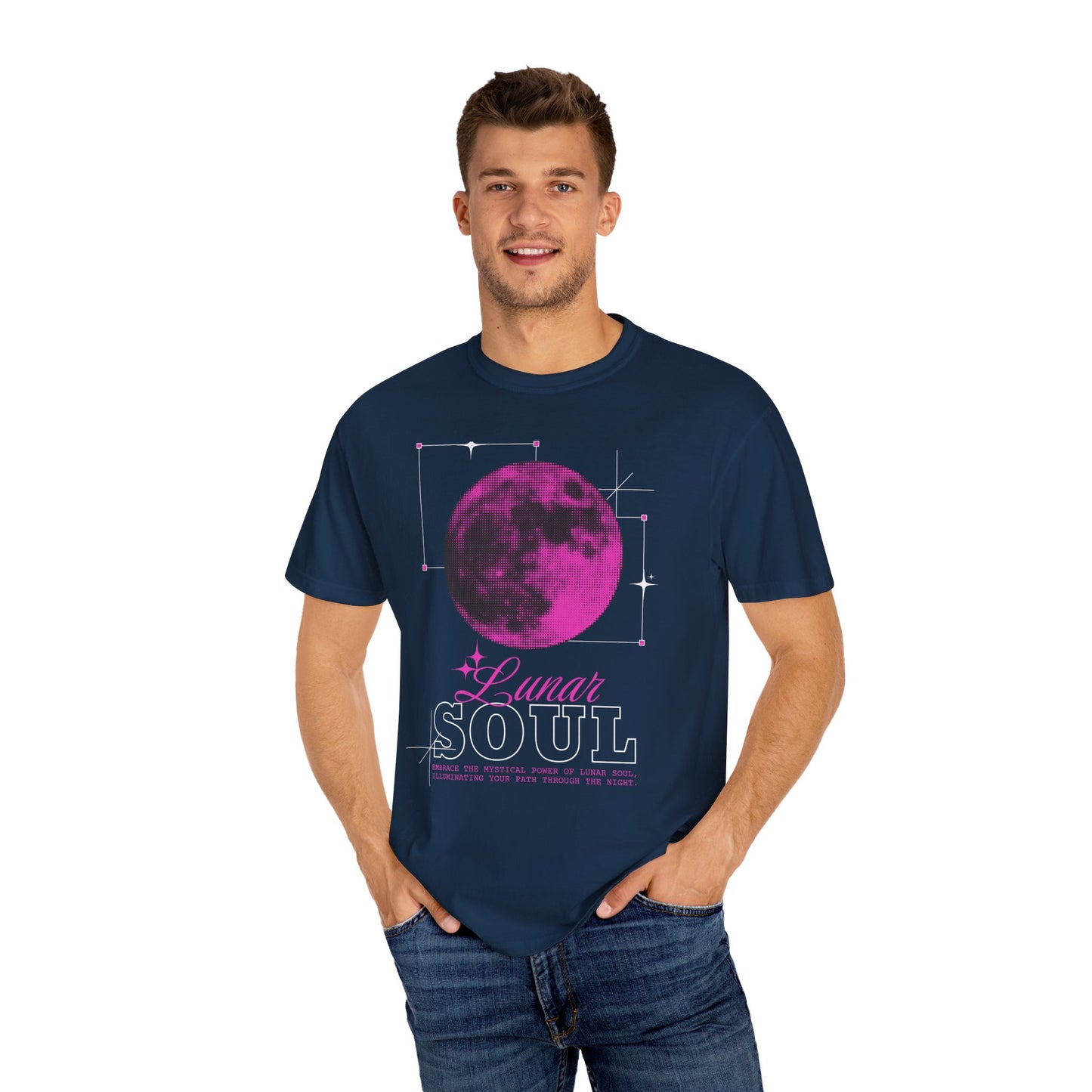 Unisex Cotton T-shirt-Lunar Soul